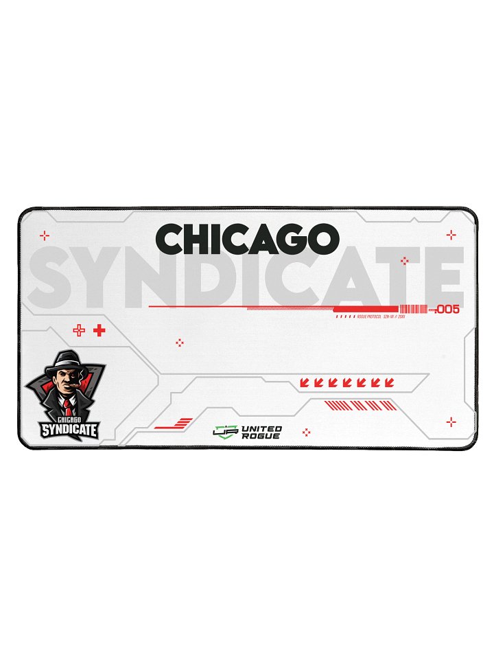 Chicago Syndicate White Desk Mat product image (1)