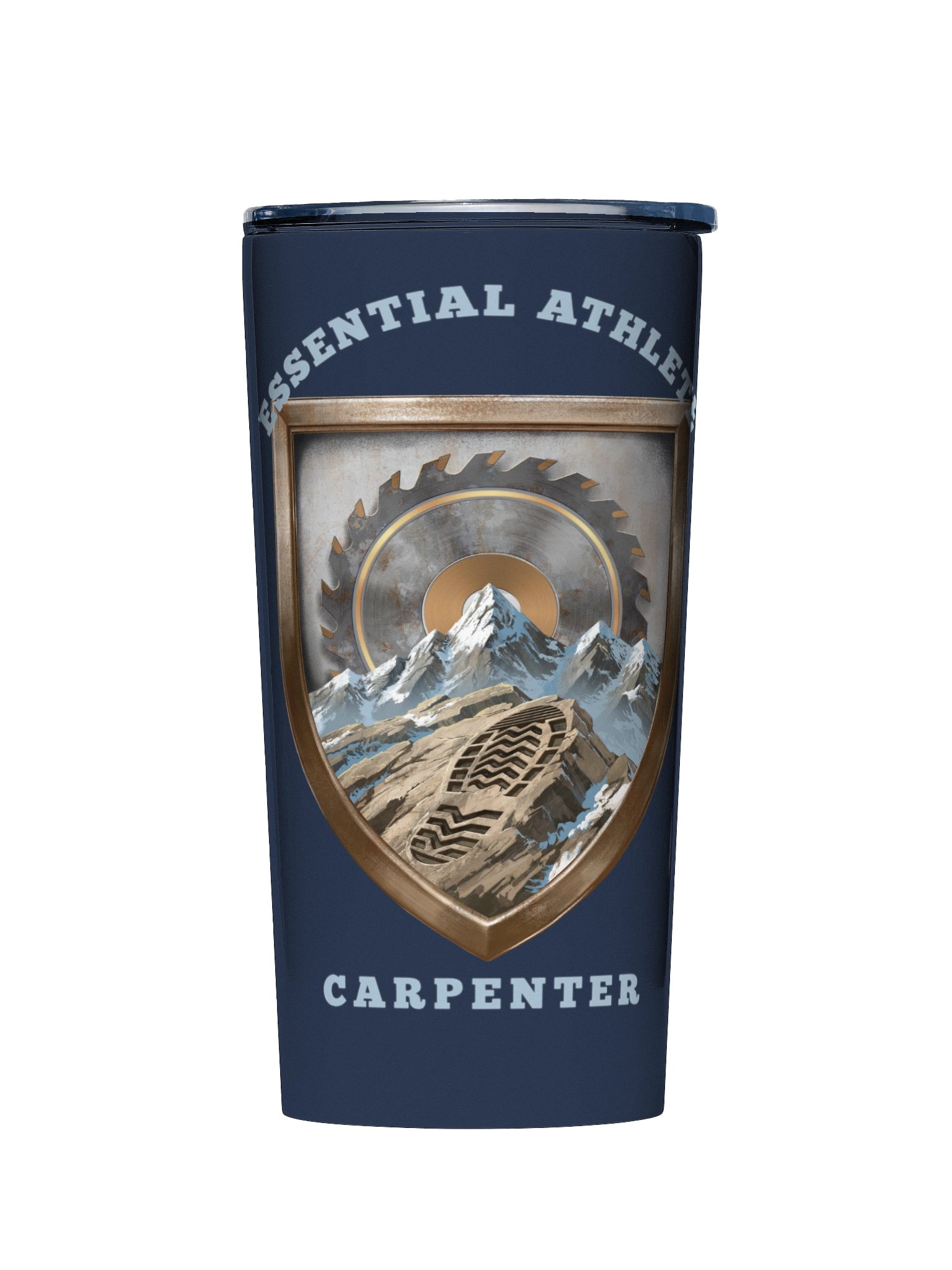 Shield Series: Carpenter Edition (Navy) Tumbler product image (1)