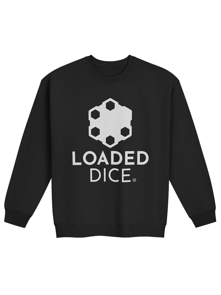 Loaded Dice Graphic Crewneck Sweatshirt Black product image (1)