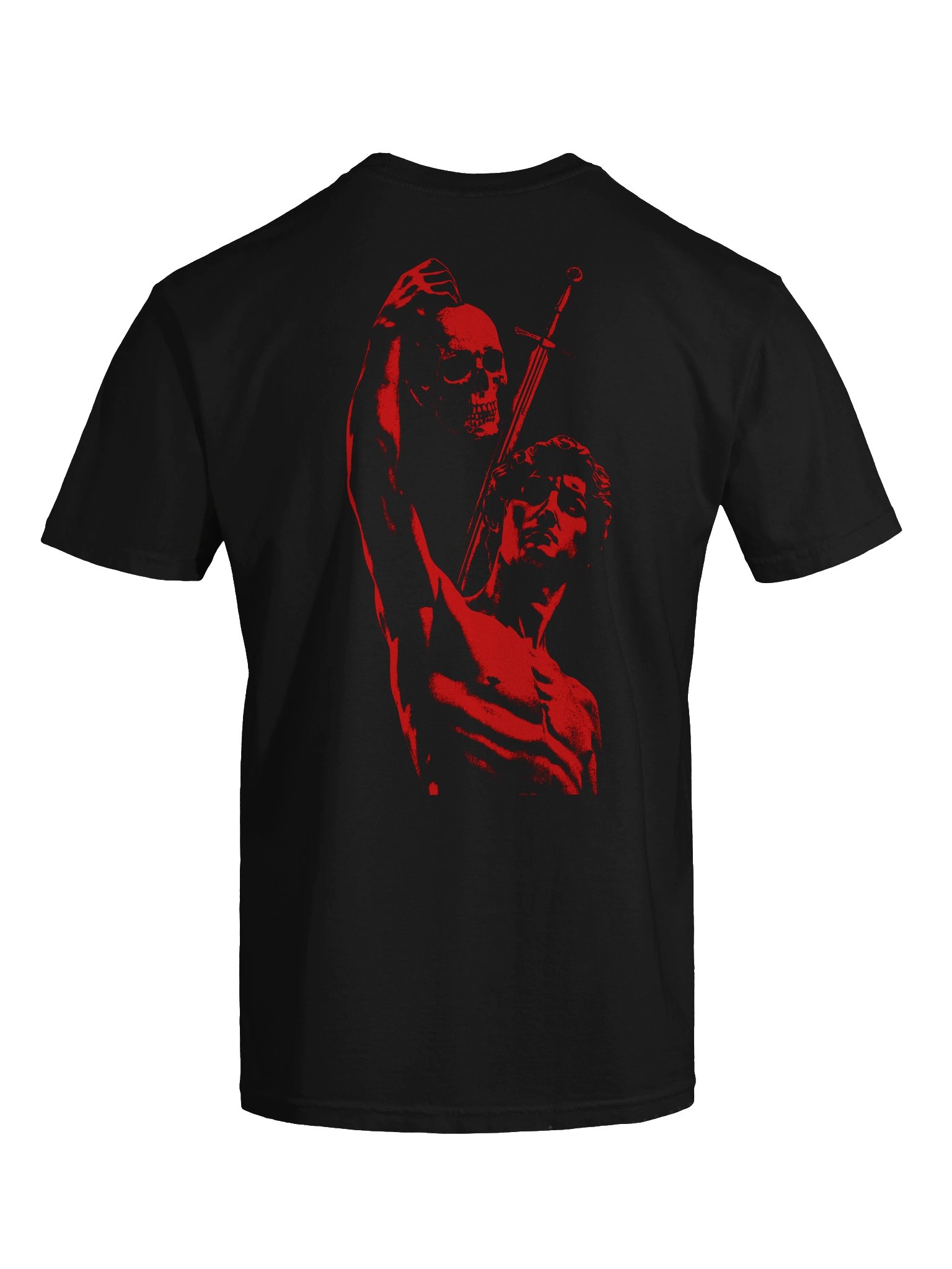 WAR ON WEAKNESS TSHIRT BACKPRINT RED product image (7)