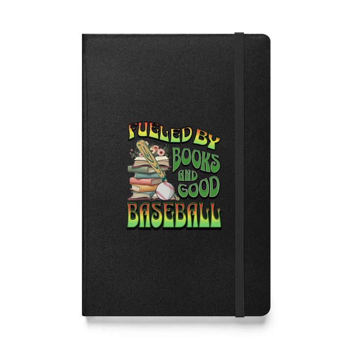 Fueled By Books And Good Baseball Bound Journal product image (1)