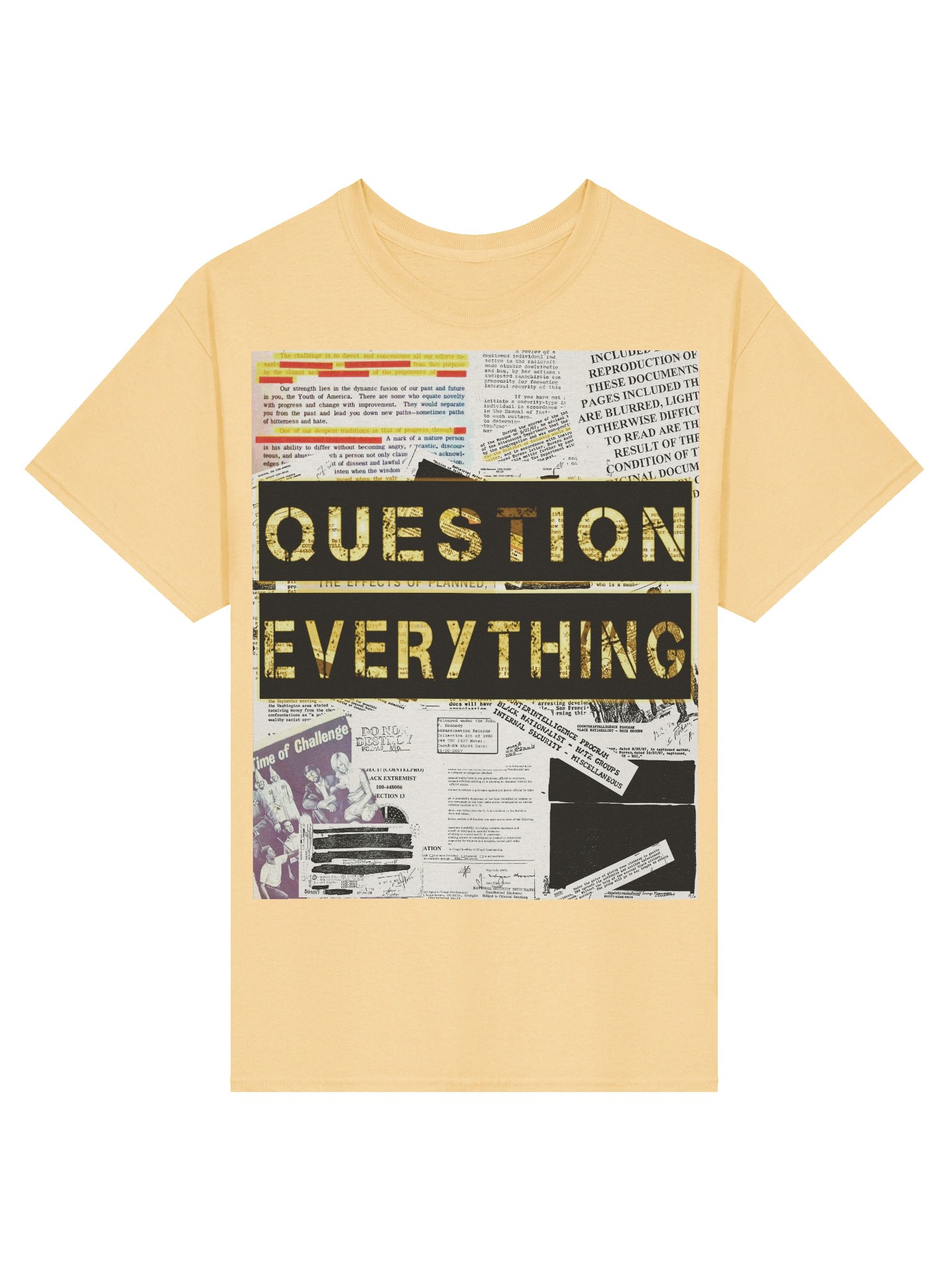 QUESTION EVERYTHING - T-SHIRT (FRONT ONLY) product image (8)