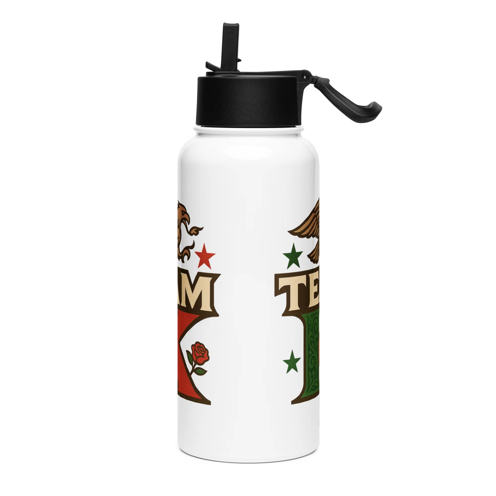 Team K Mexico Stainless Steel Water Bottle with a Straw Lid product image (3)