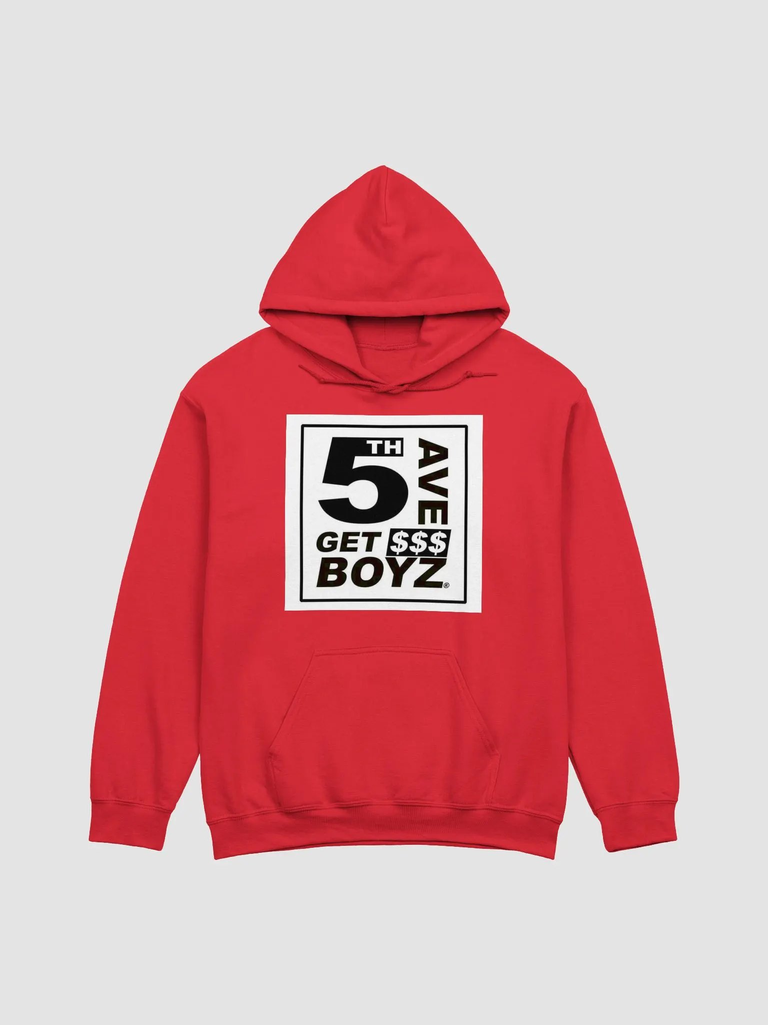 5th Ave Get $$$ BOYZ Red Hood Sweater product image (1)