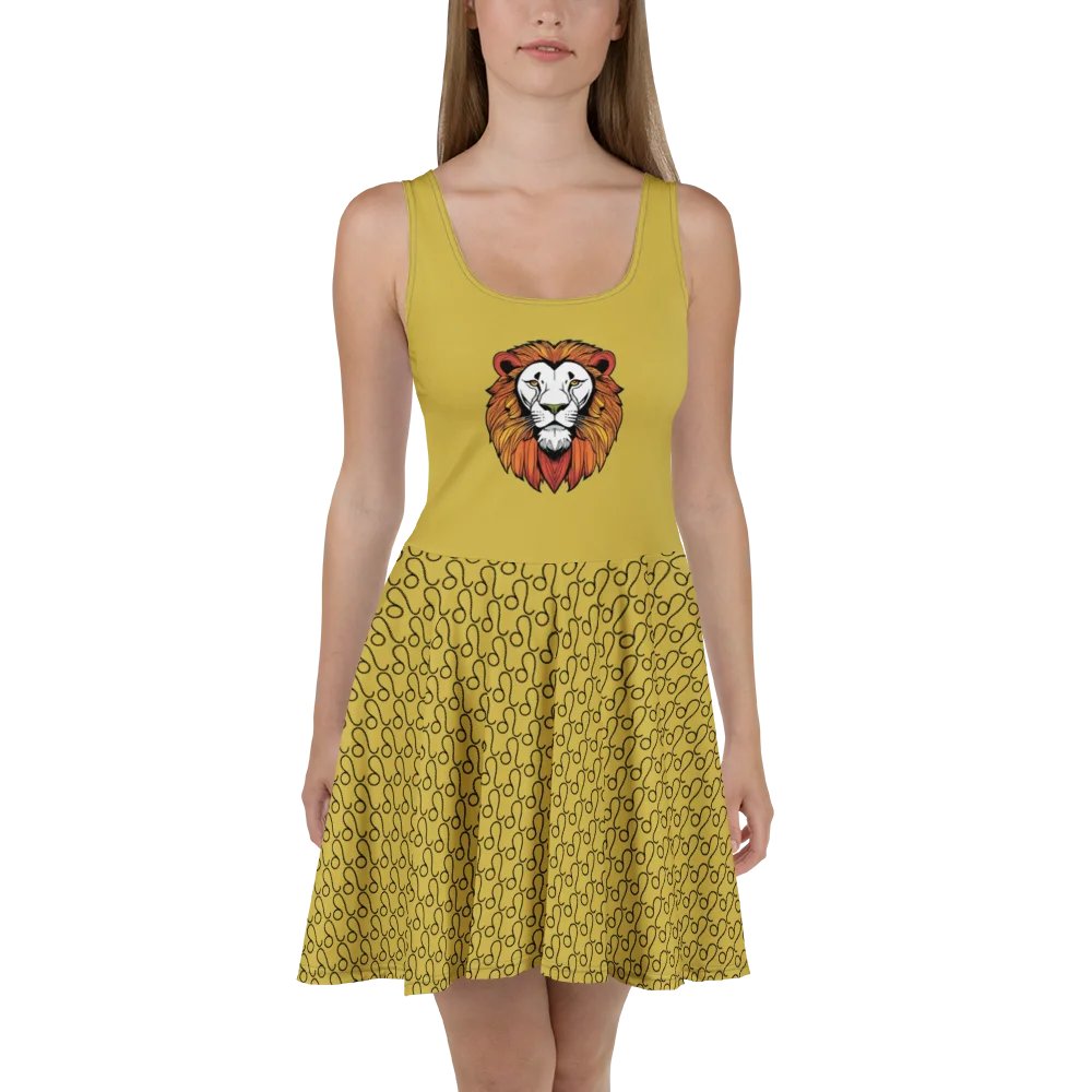 Vibrant Mane Lioness Skater Dress product image (2)
