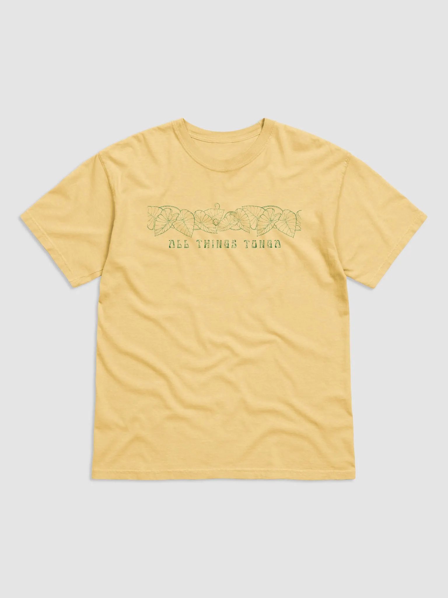 All Things Tonga Taro Leaf Tshirt product image (2)