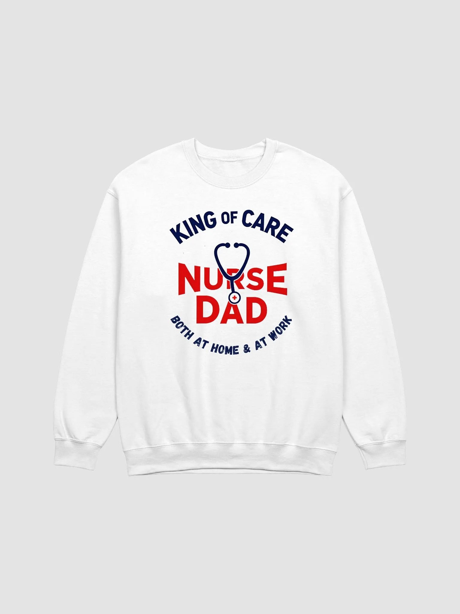 Royal Nurse Dad Crewneck Sweatshirt product image (3)