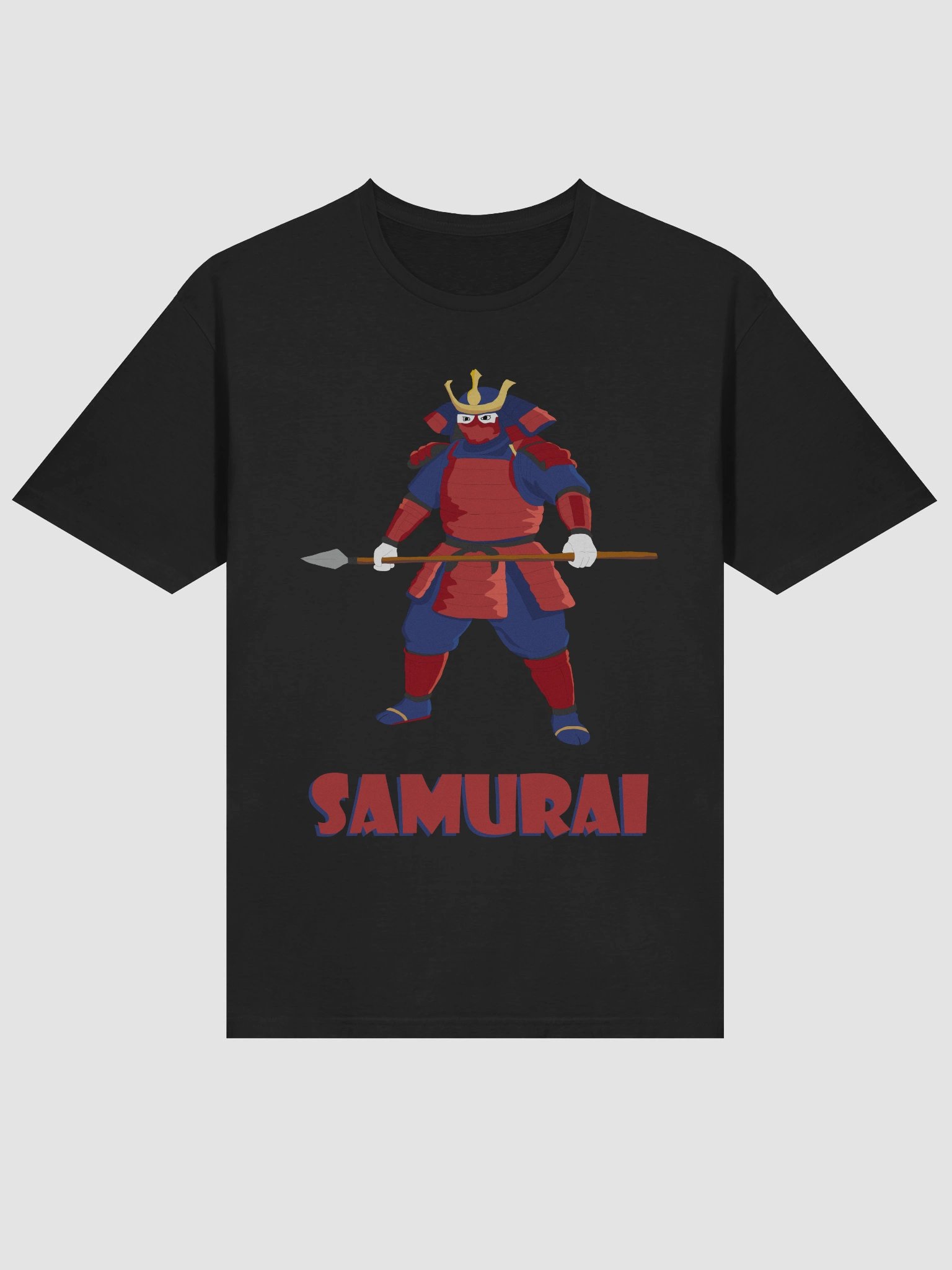 Samurai Wojak Funkmation Cartoon Colorful Style Tee product image (3)