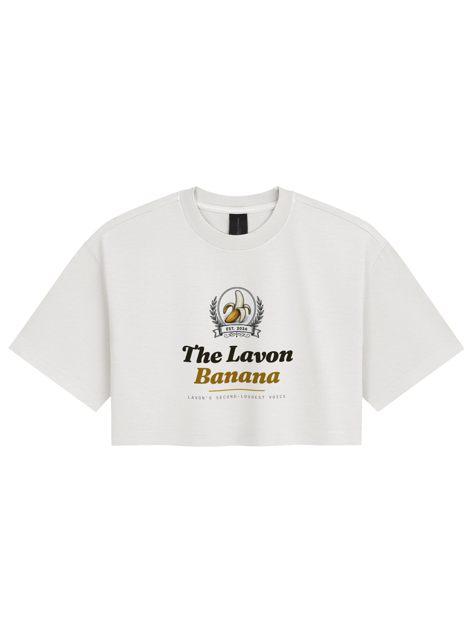 The Lavon Banana Cropped Tee product image (1)