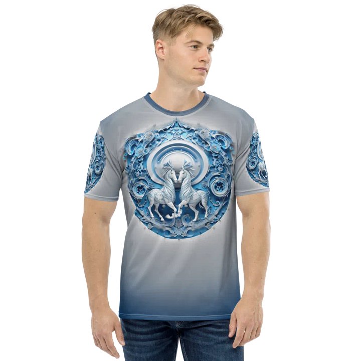 Blue Horse Emblem T shirt product image (1)