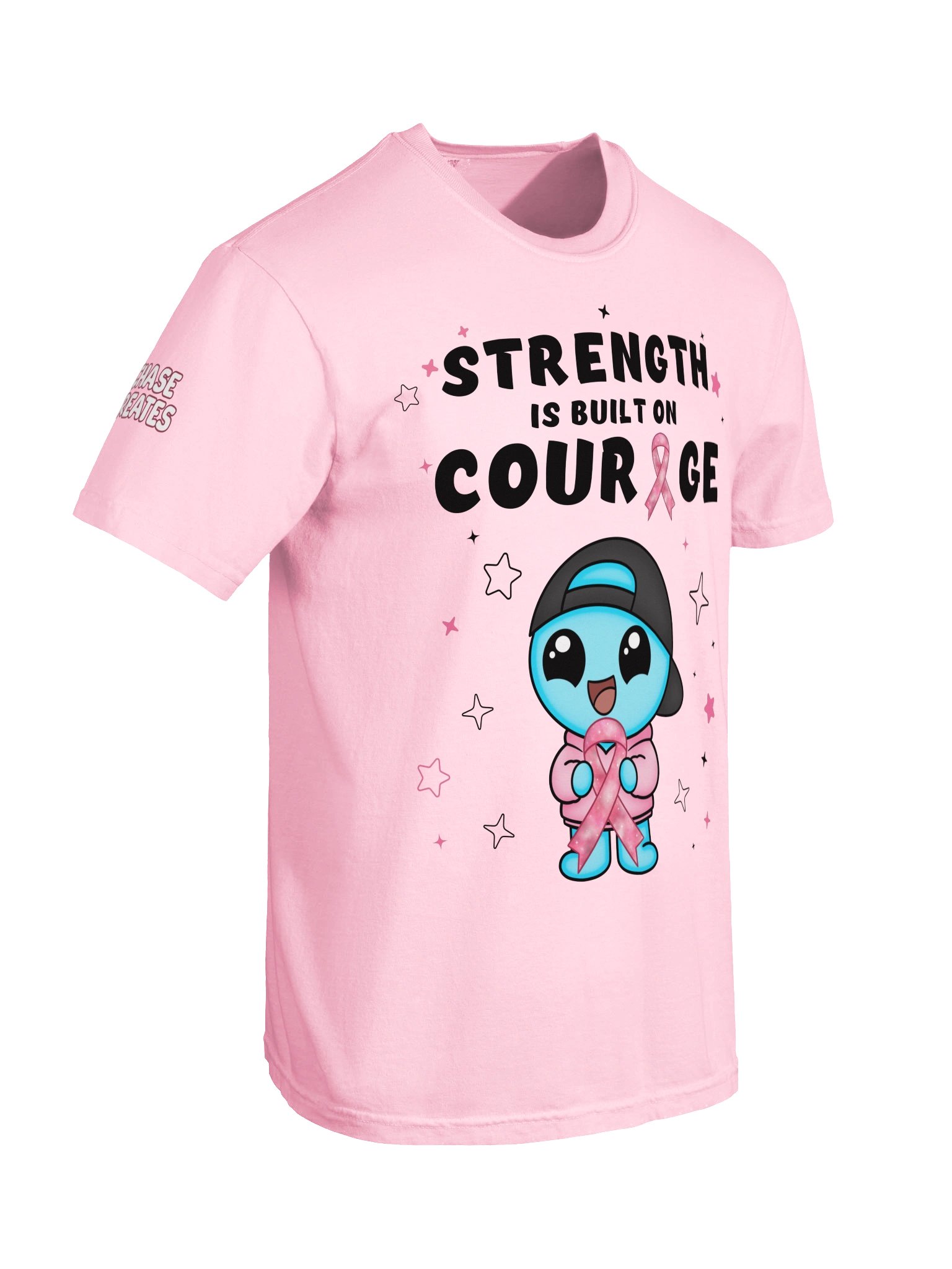 Strength Is Built On Courage Tee - Front Only product image (18)
