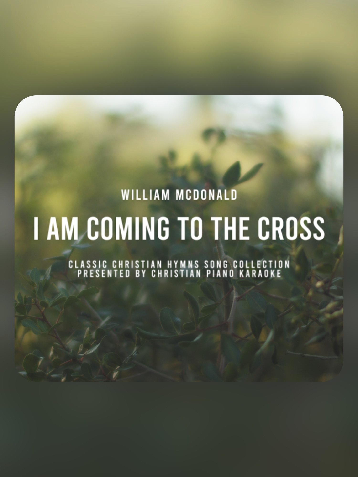 I Am Coming to the Cross product image (1)