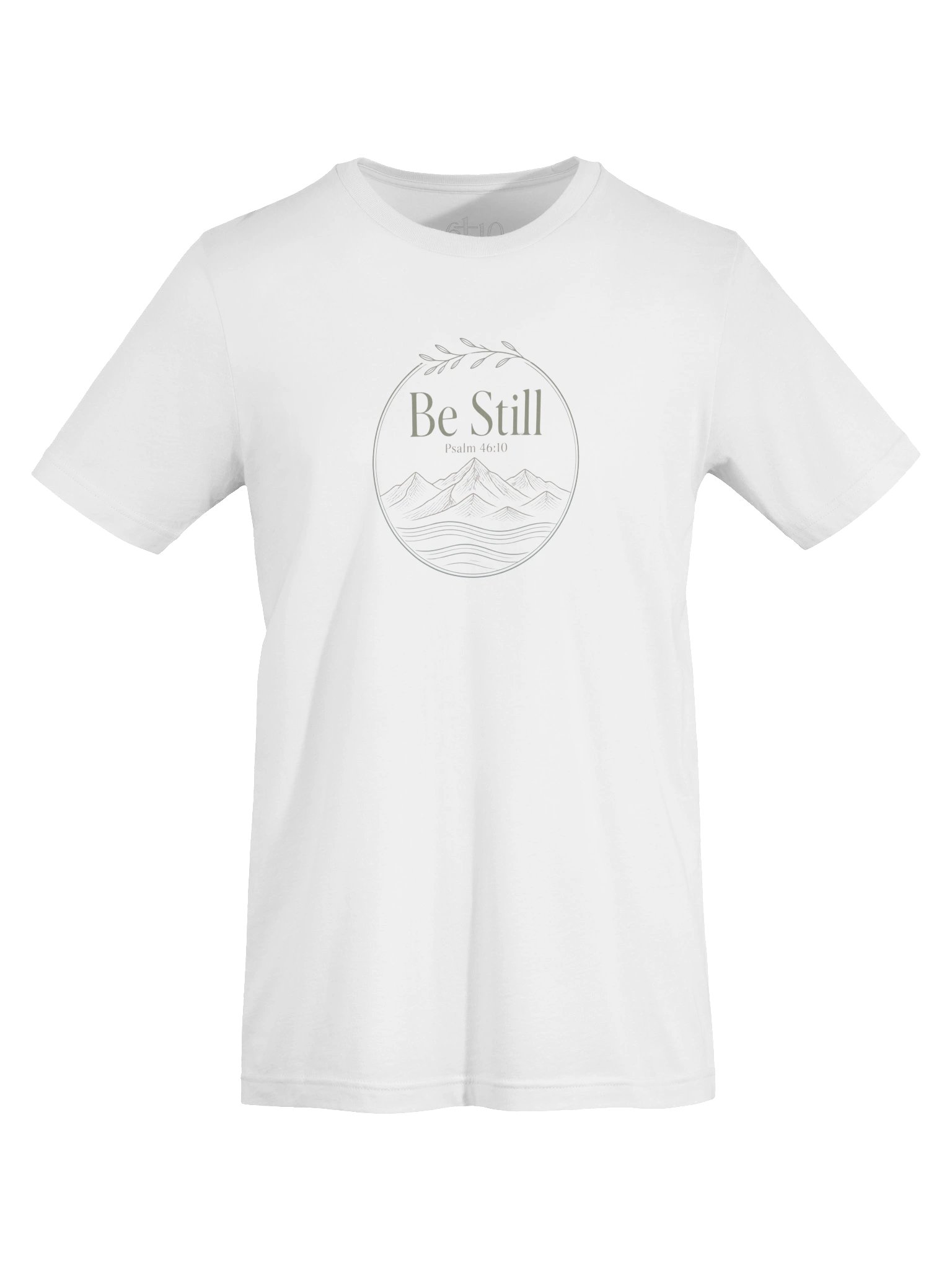 Be Still Psalm 46:10 Mountain Logo Tee product image (145)