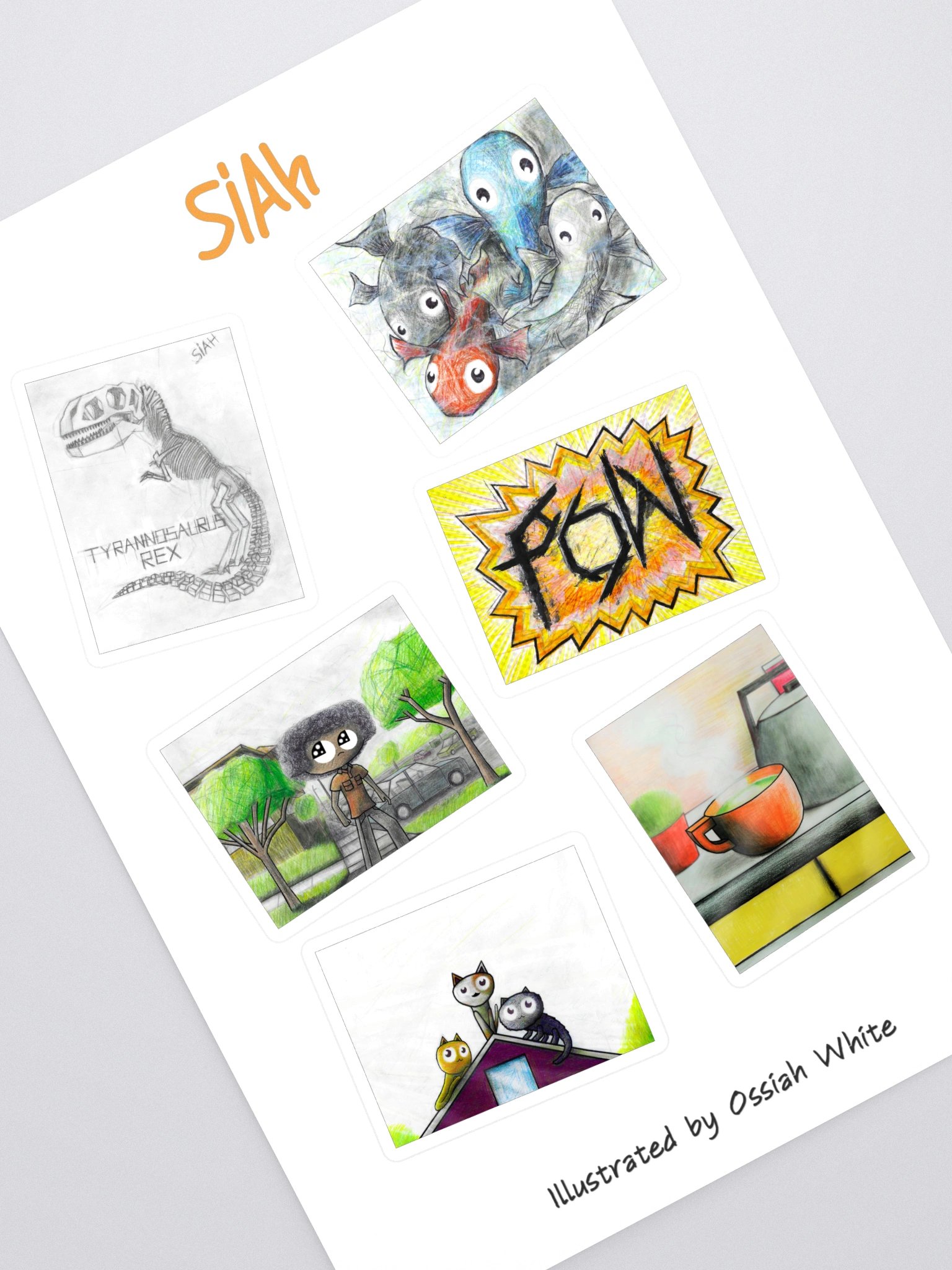 SiAh sticker collection 1 product image (1)