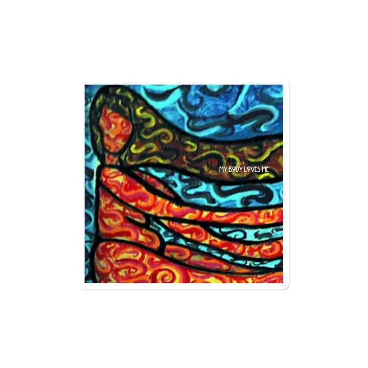 My Body Loves Me- Flowing Woman Magnet product image (2)
