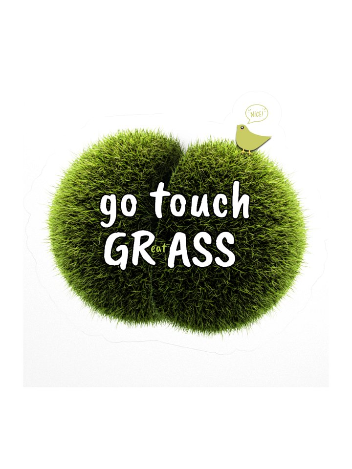 Go Touch GrAss Sticker product image (1)