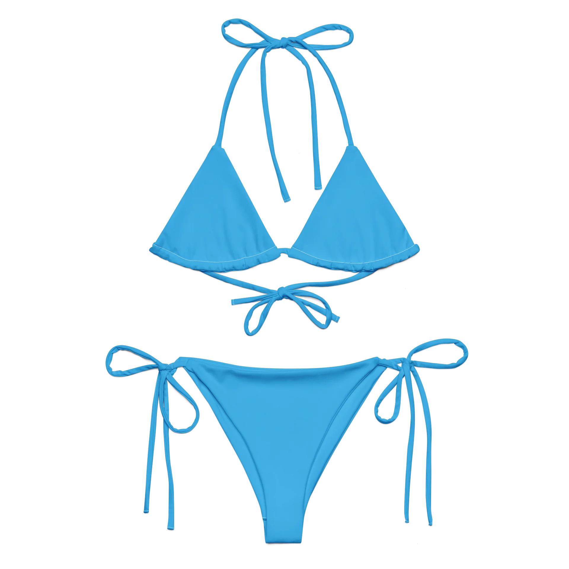 His House String Bikini Set - Blue Sky product image (9)