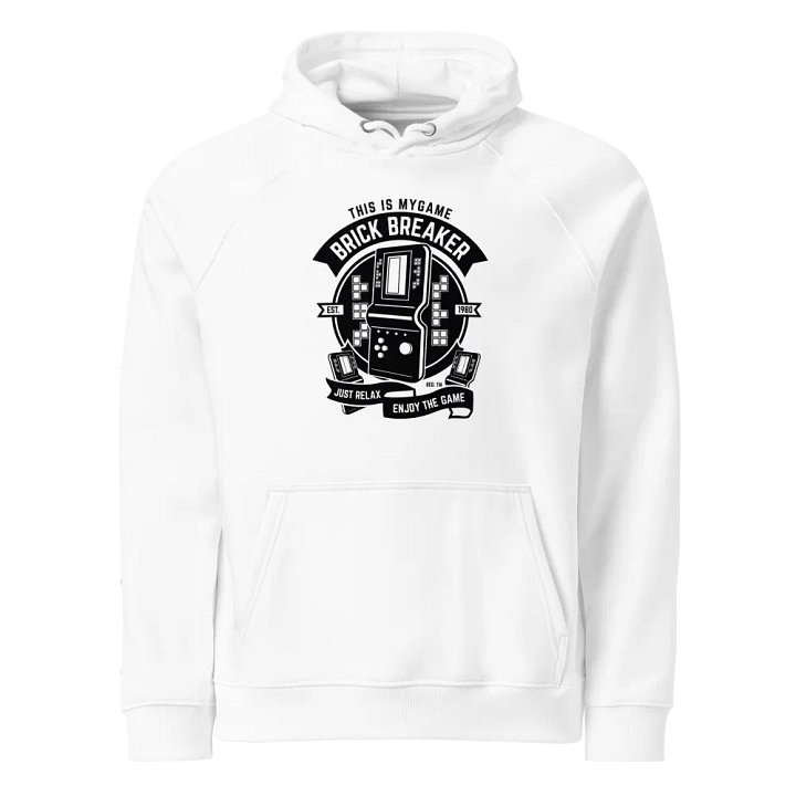 Retro Game Console Graphic Eco Hoodie product image (1)