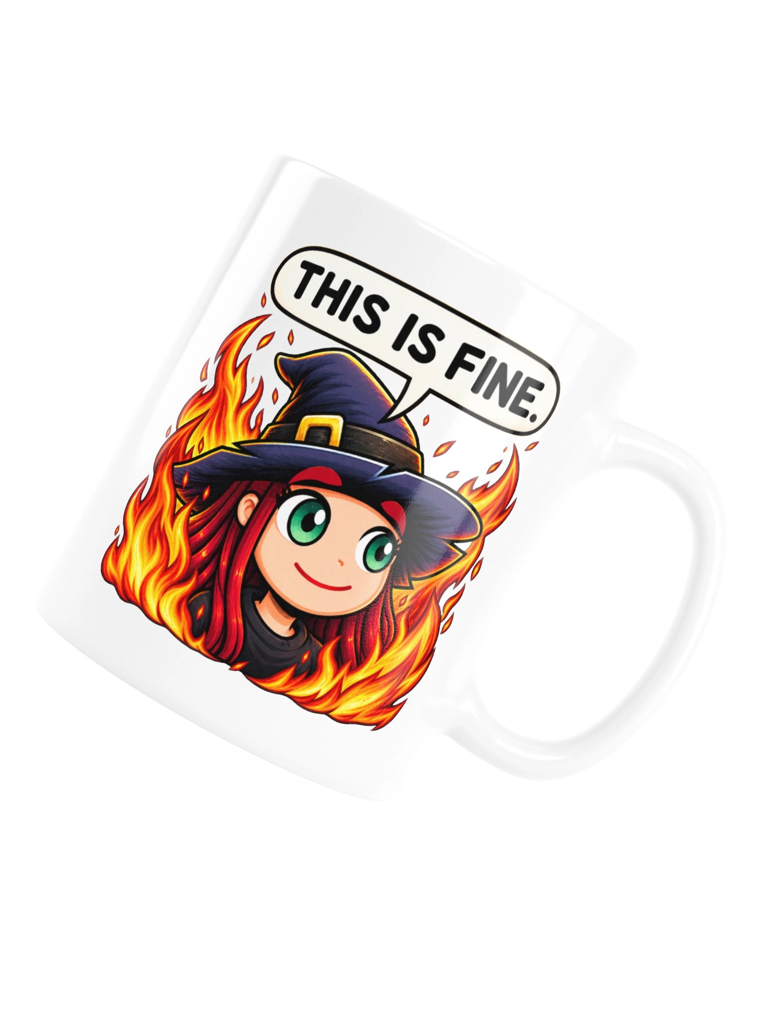 This Is Fine Mug L/R Handed product image (18)