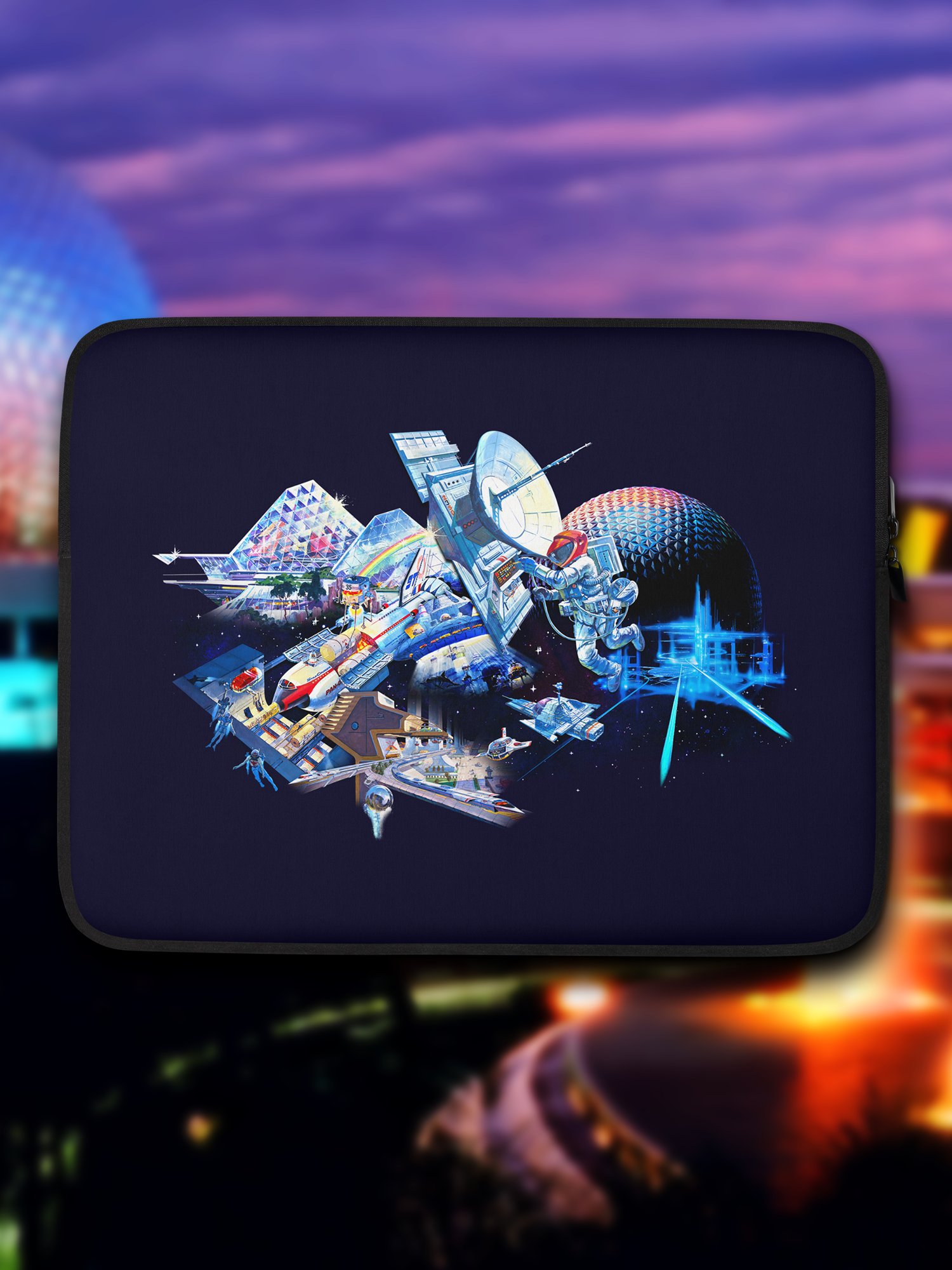 Future World Concepts Purple Laptop Sleeve product image (1)