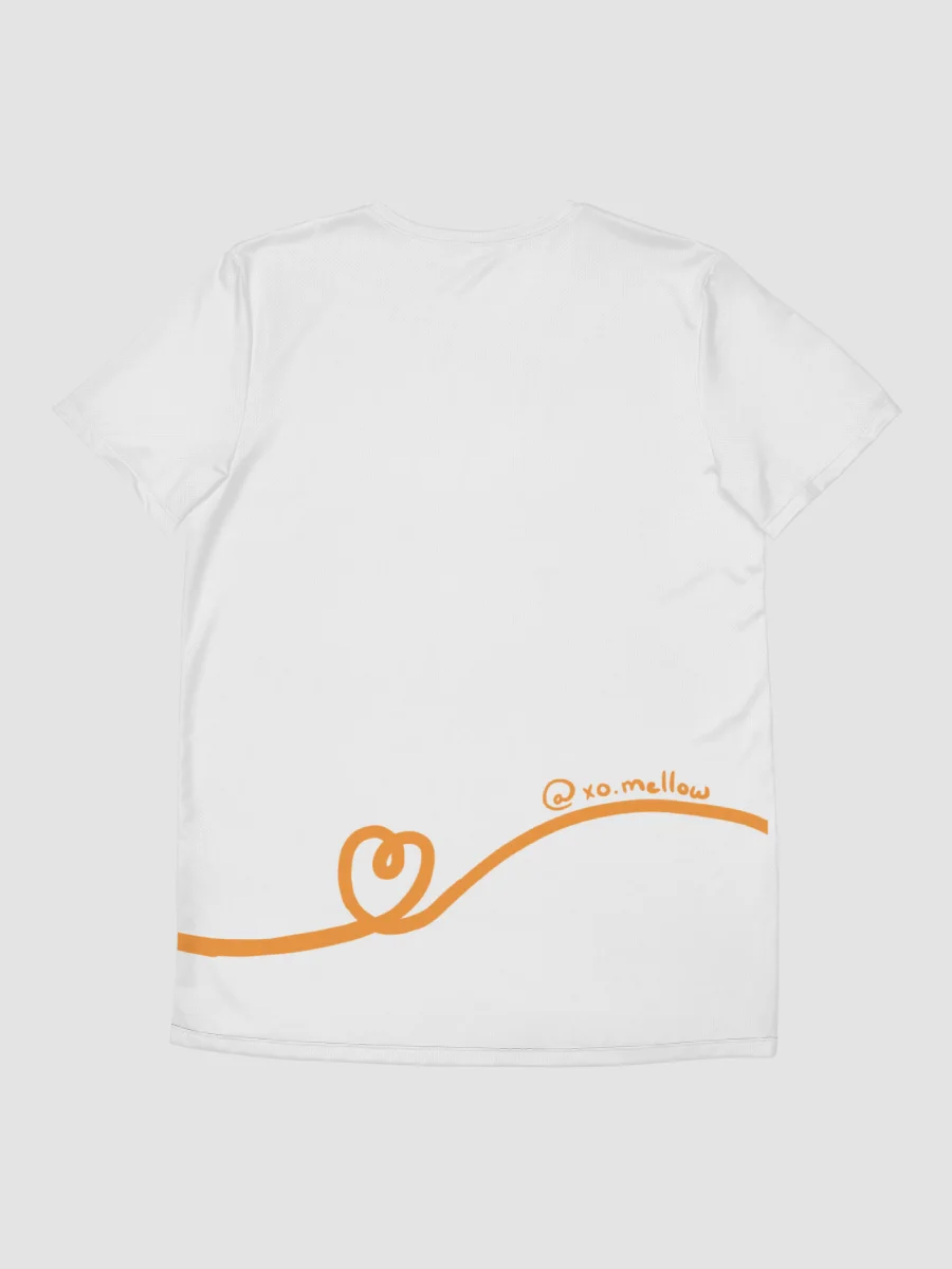 Mellow Ribbon All-Over Print Athletic T-Shirt (White) product image (2)