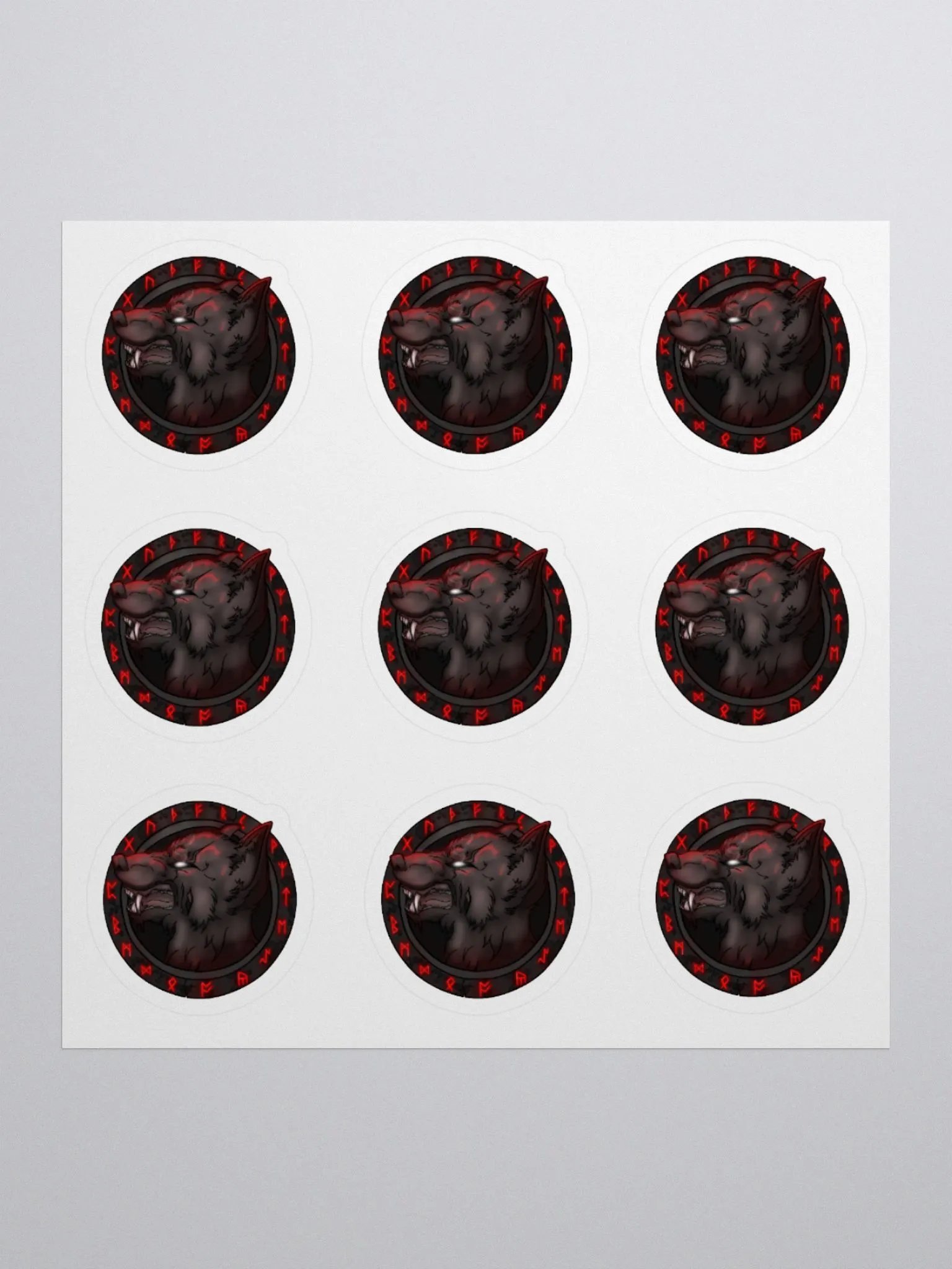 Runic Wolf Stickers product image (3)