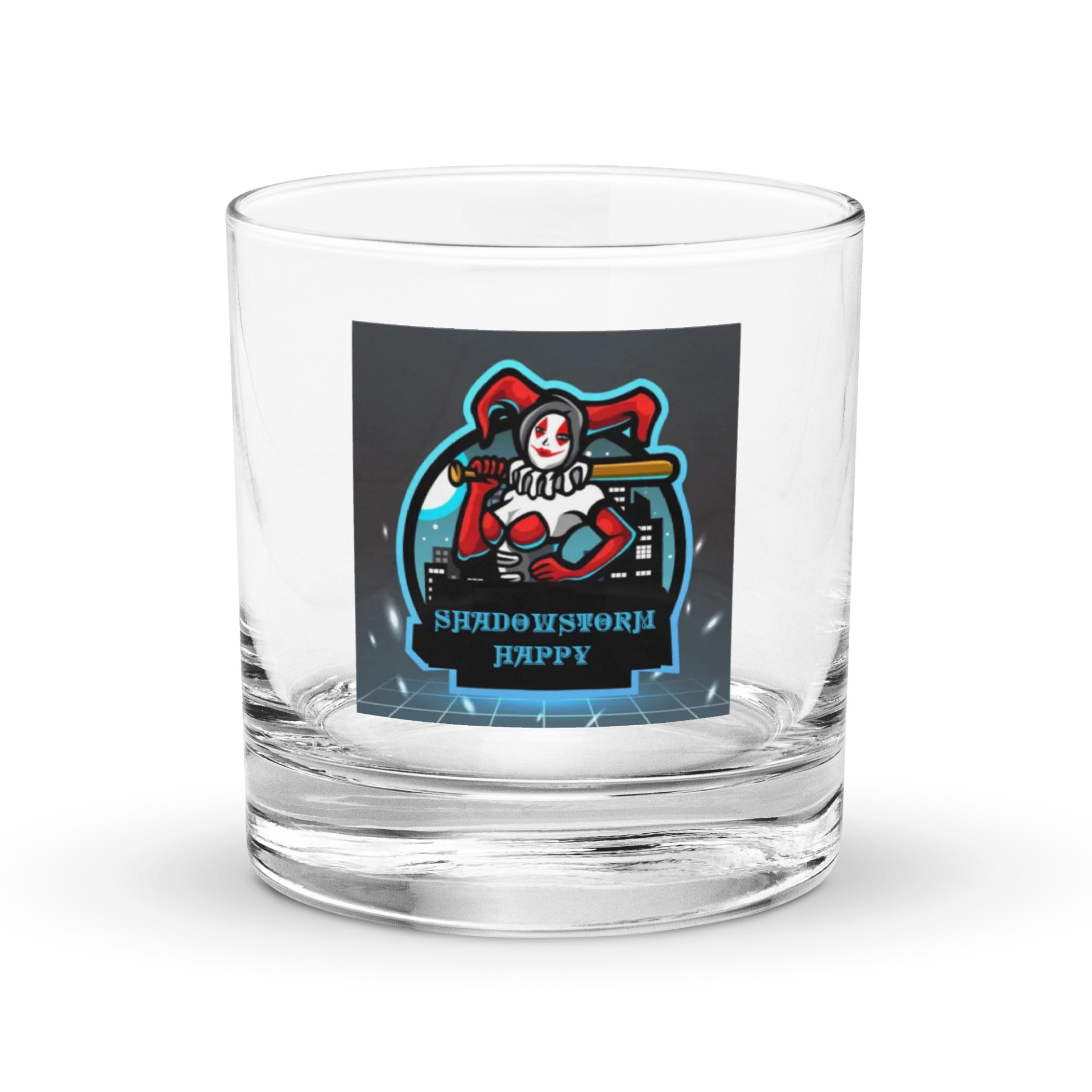 Jester's Strike Rocks Glass product image (1)