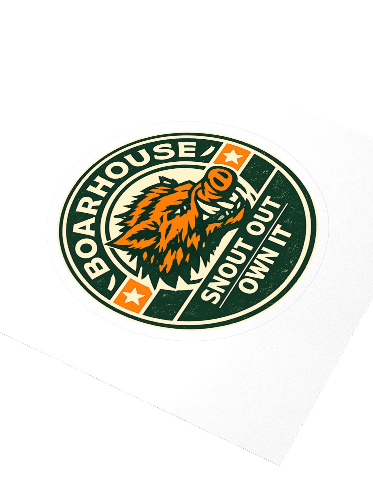 BOARHOUSE NYC Boar Badge Sticker product image (3)
