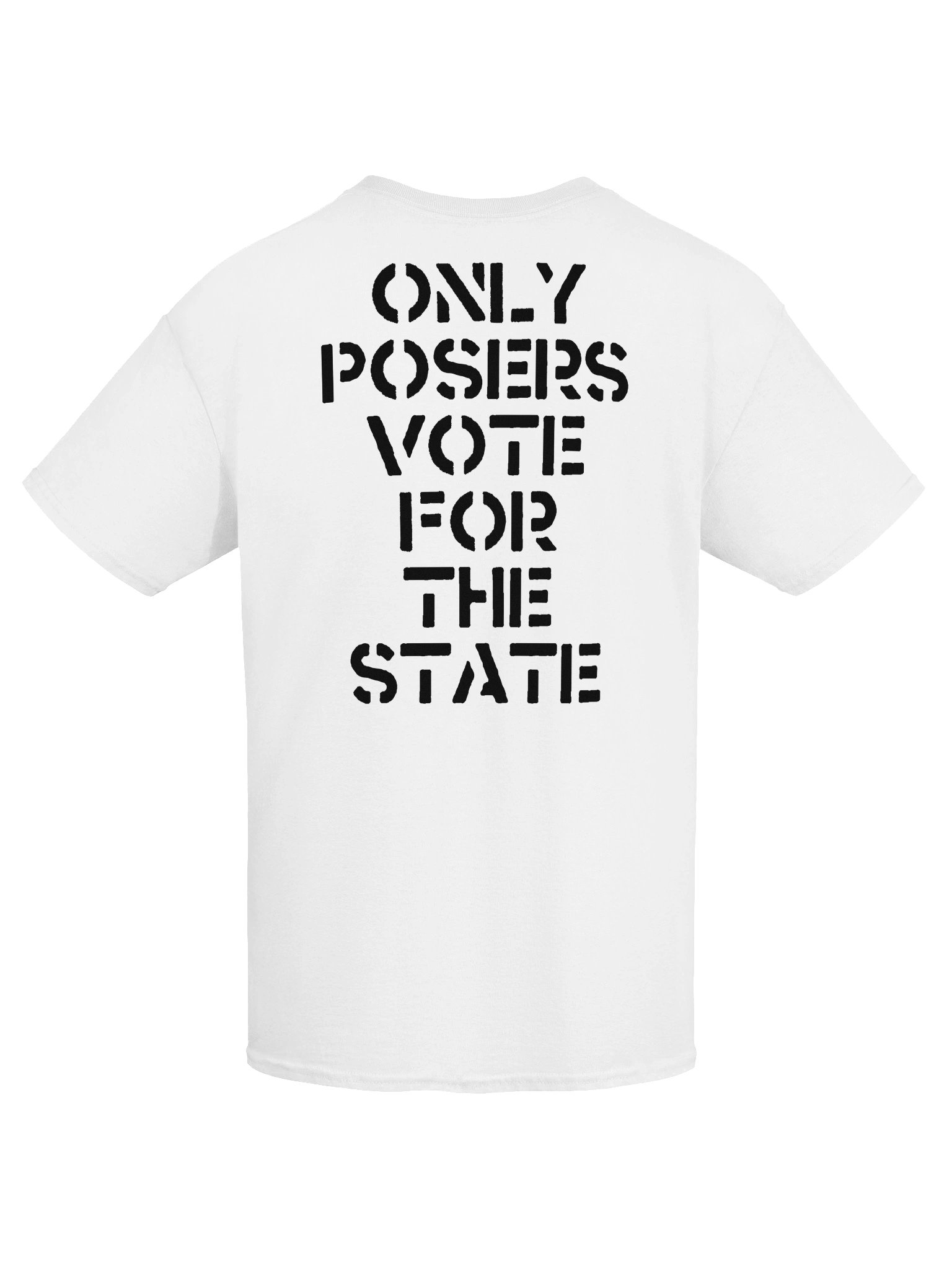 ONLY POSERS VOTE FOR THE STATE W/ INSIGNIA product image (7)