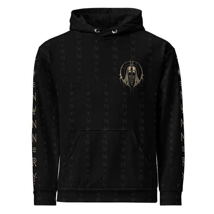 Special Edition - The Nunnery Rune Obsidian Full Print Hoodie product image (1)