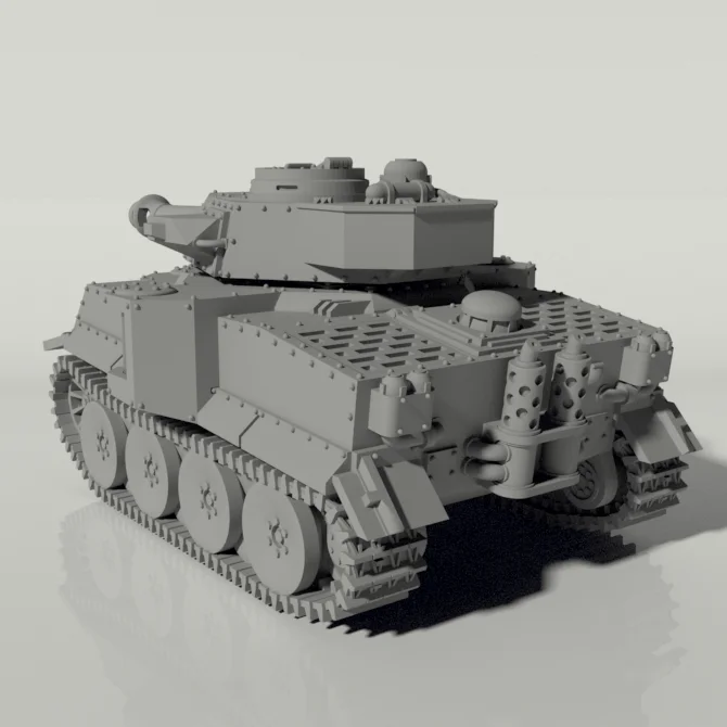 Grim Tiger Battle Tank STLs product image (4)