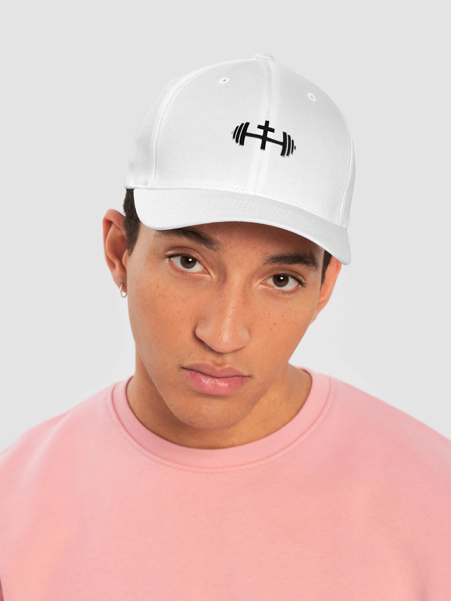 His House Flexfit Structured Fitted Cap - White product image (5)