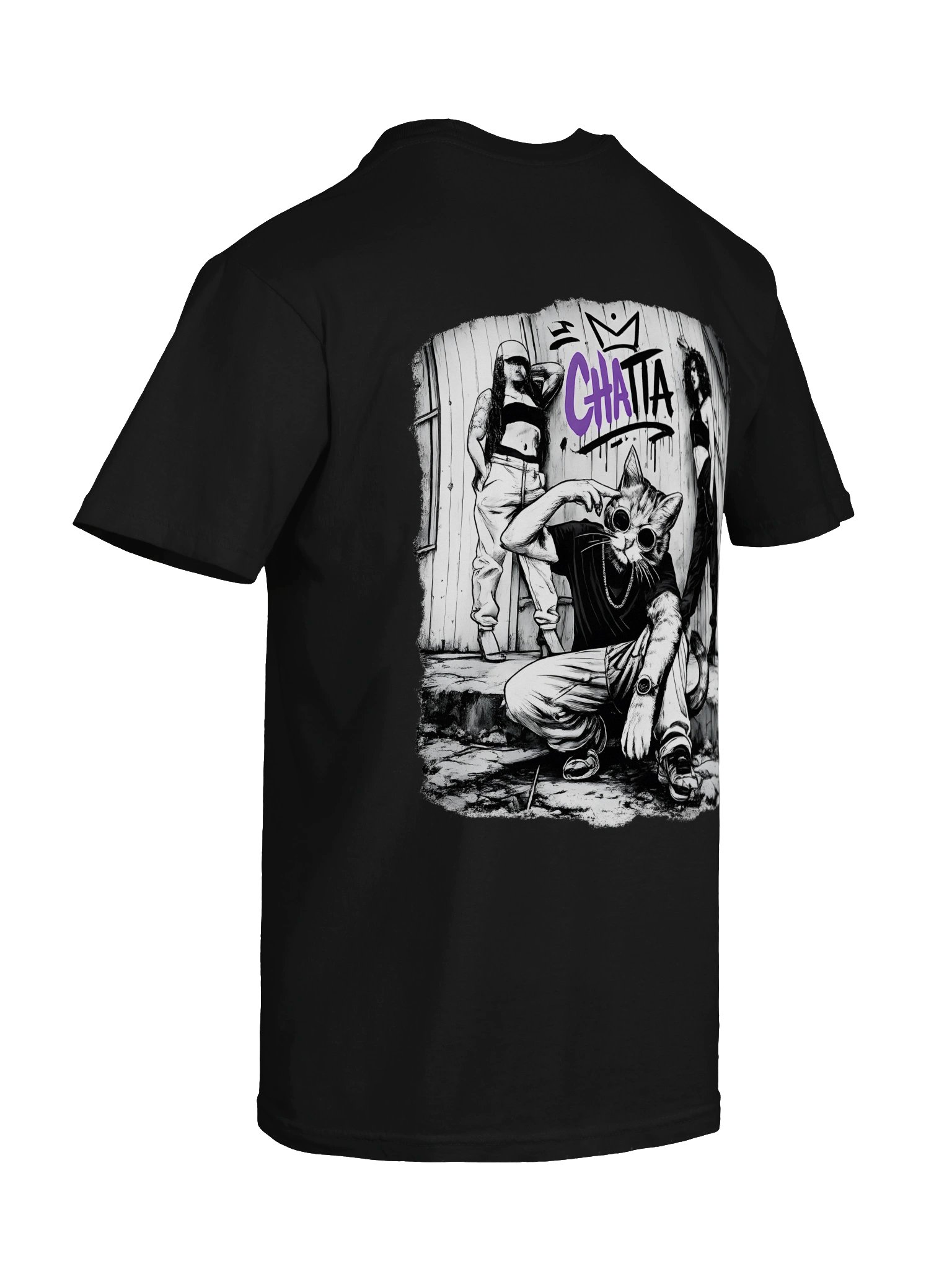 TEE-SHIRT-* " Chattah " Collection "Cat In the box" product image (3)