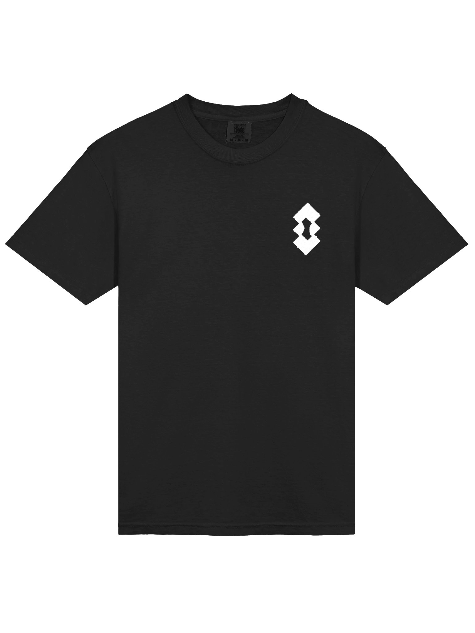 Dystopian Embroidered T-Shirt (Black) product image (3)