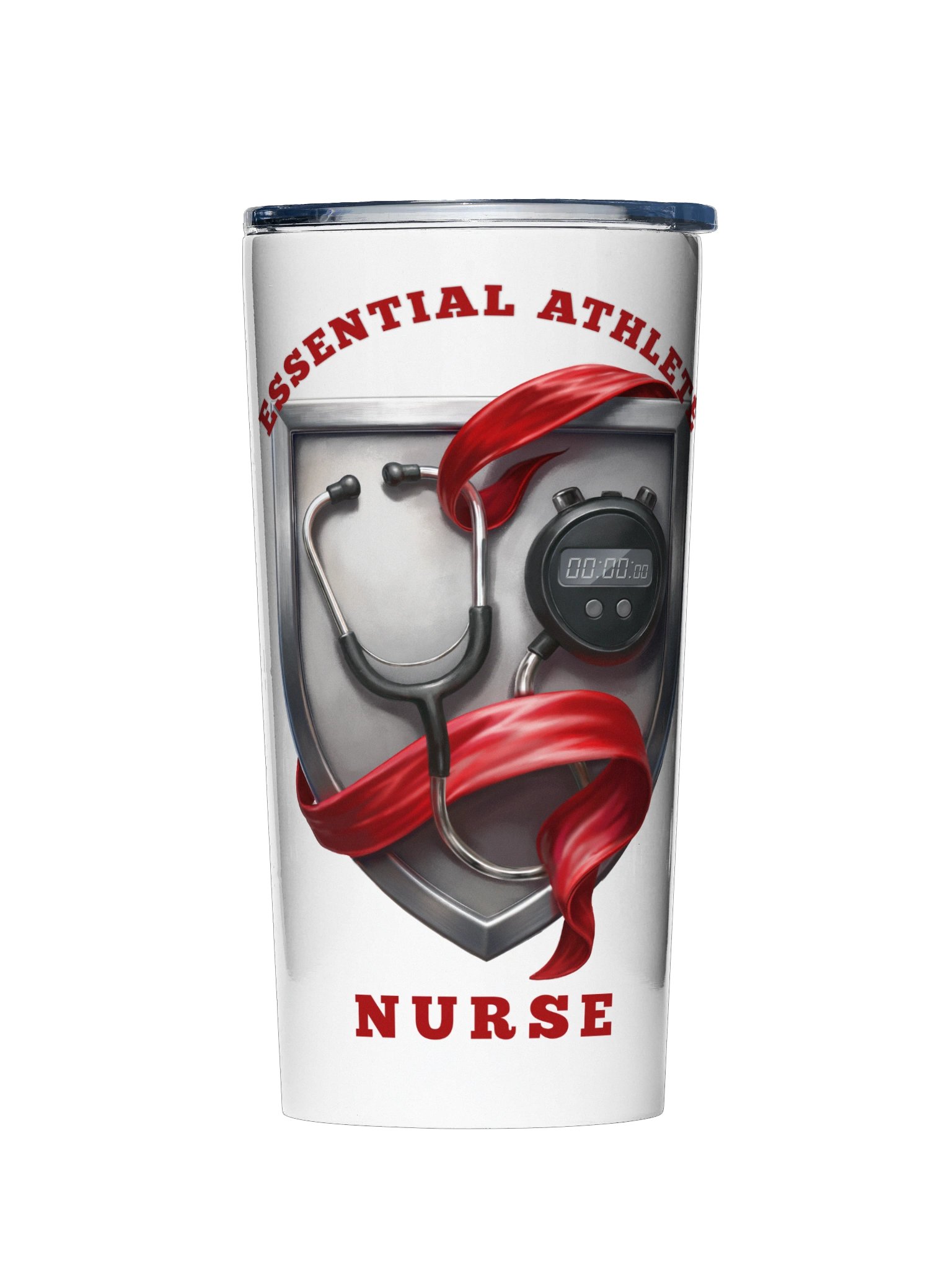 Shield Series: Nurse Edition (White) Tumbler product image (1)