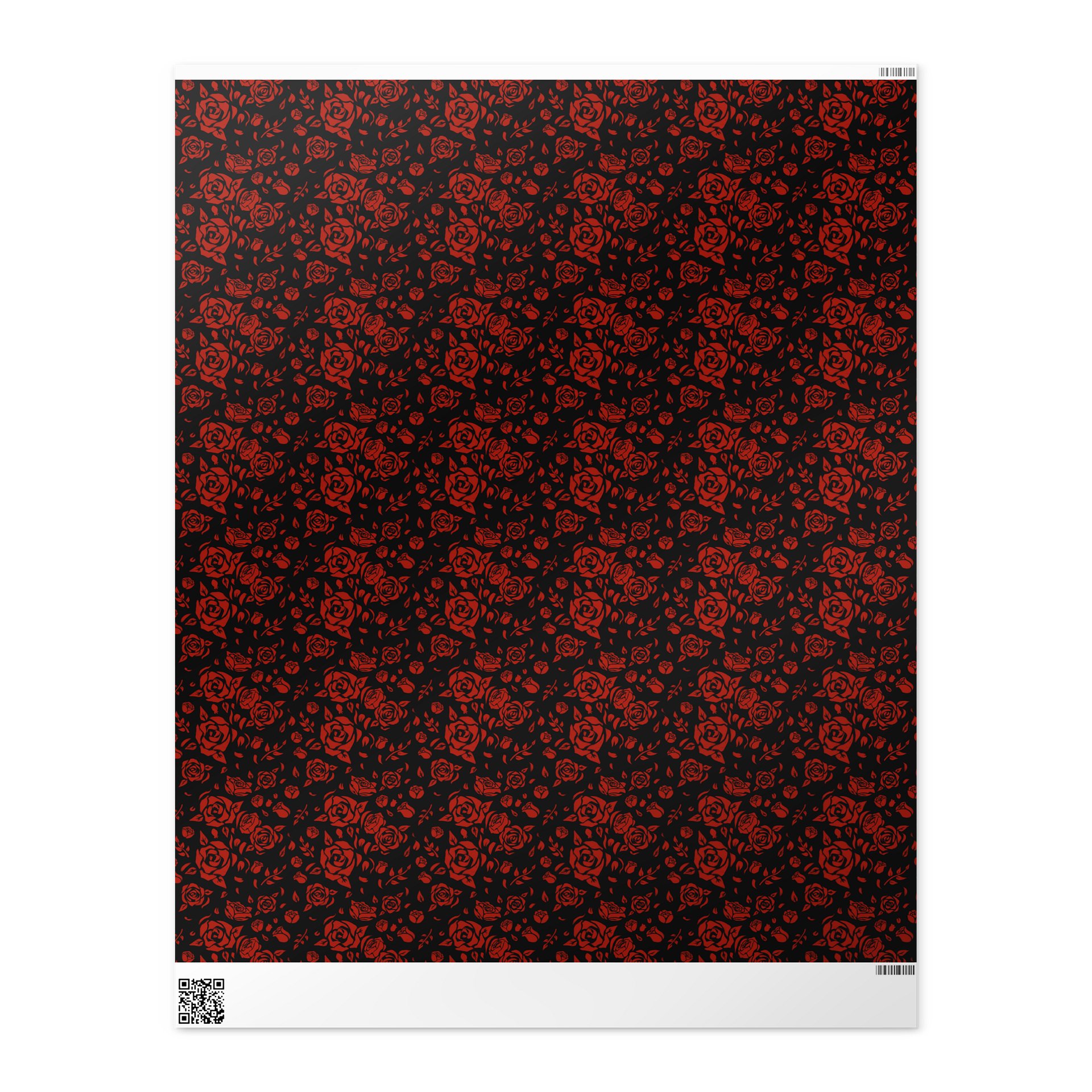 Painted Rose Wrapping Paper product image (1)
