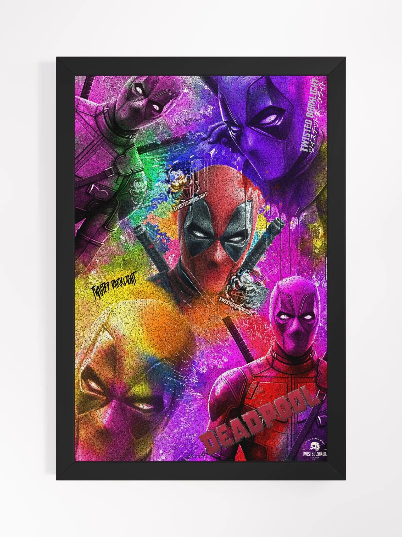 Limited Edition: Deadpool Poster - Unique Design By Twisted Darklight - Size: 12" x 18" product image (2)