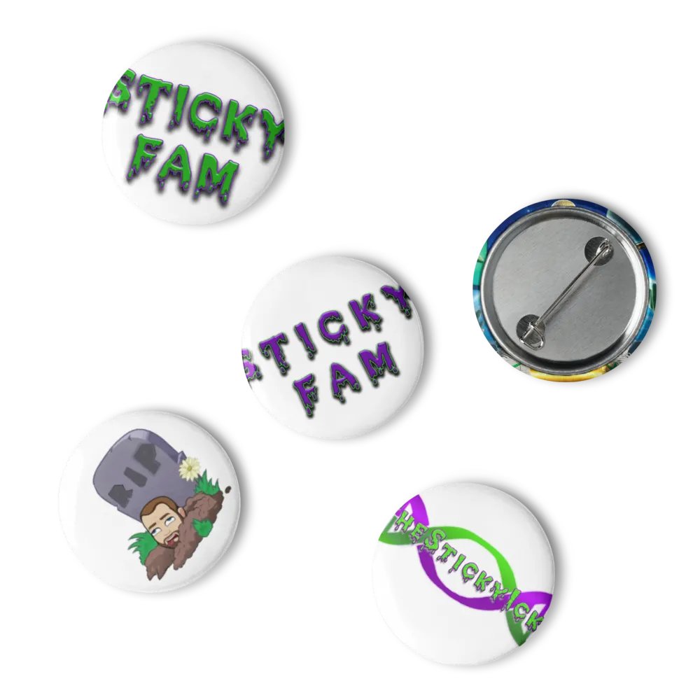 Dripping Green Pin Button Set product image (6)