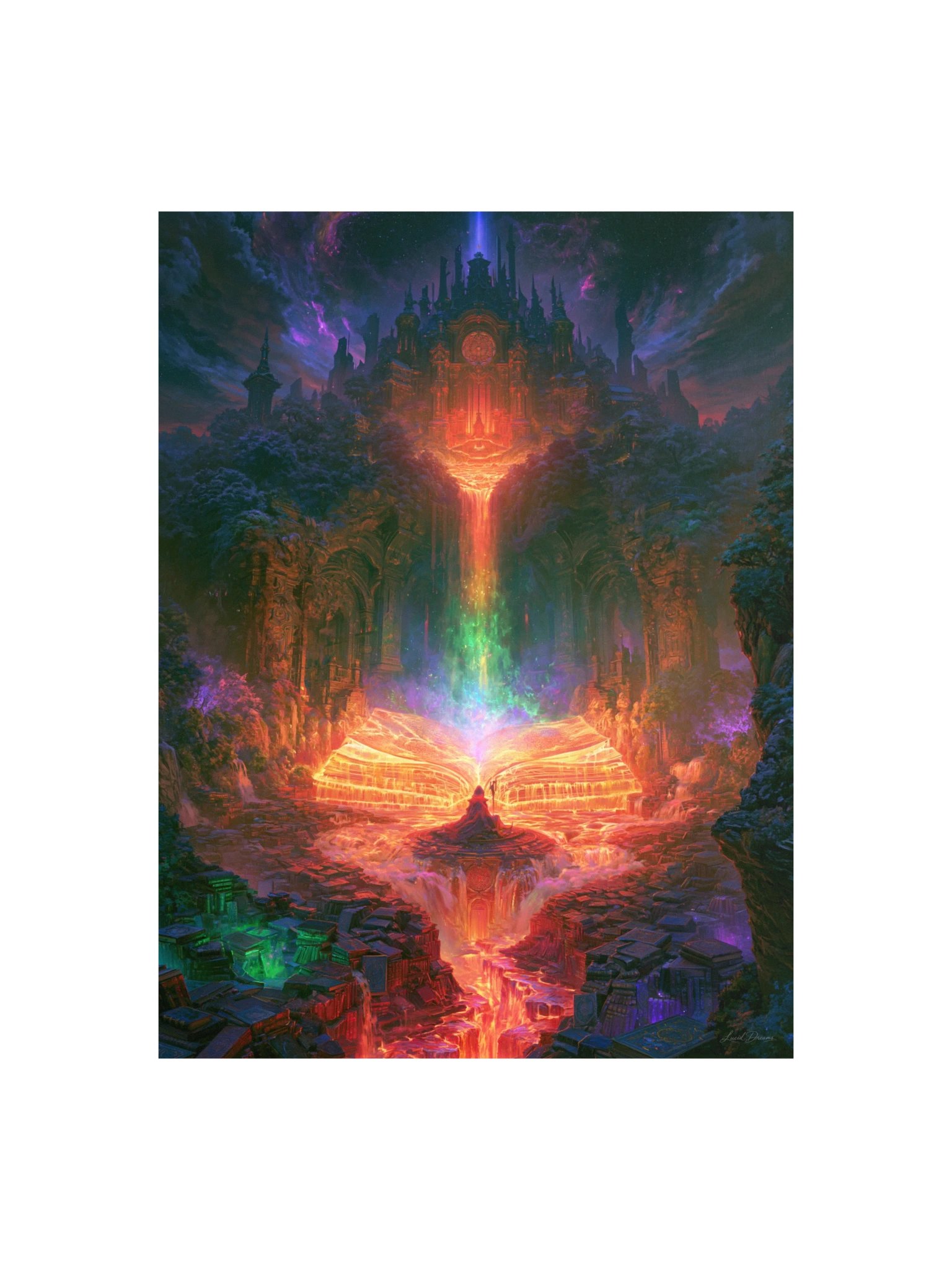 Enchanted Book Art Print — The Luminous Book product image (5)
