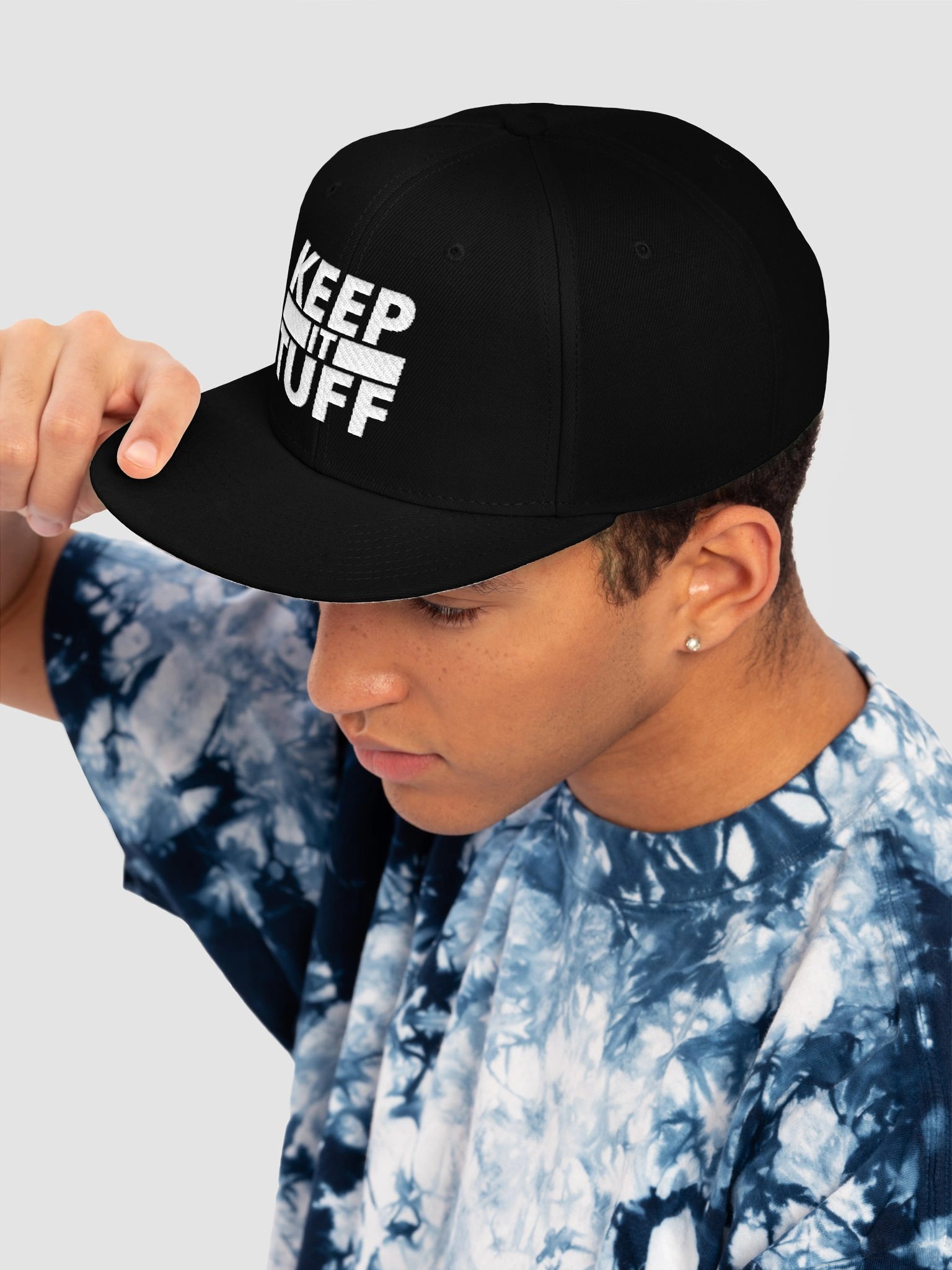 White "Keep It Tuff" Cap product image (7)