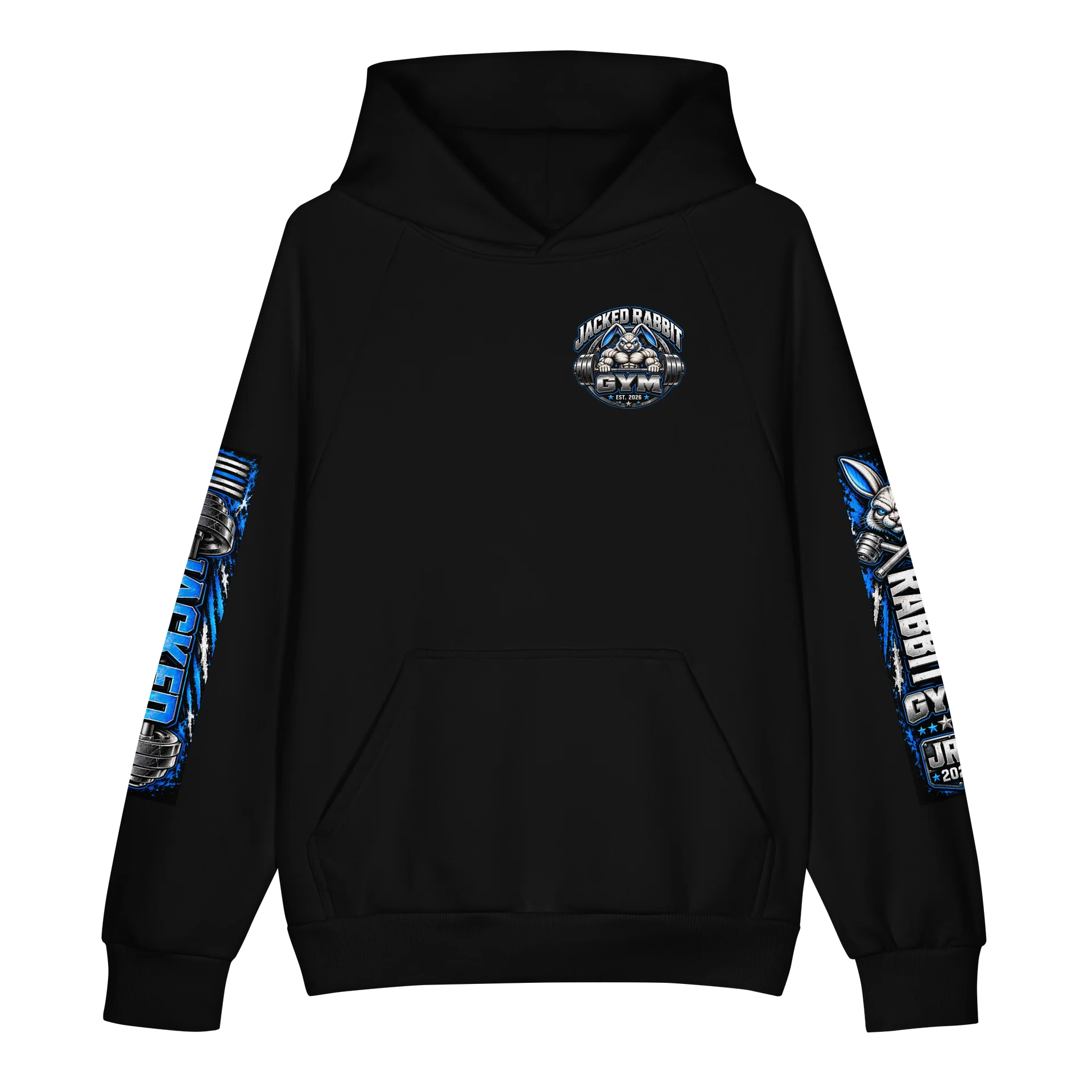 Jacked Rabbit Gym – Built Not Born Hoodie product image (3)