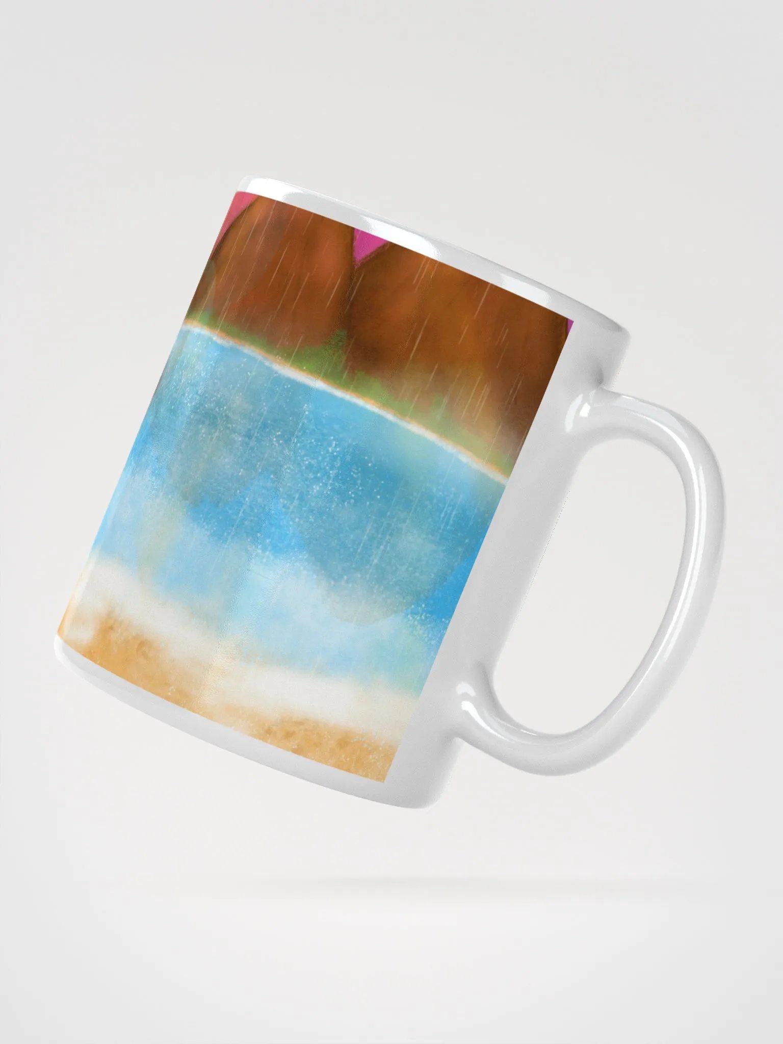 Rainy Beach Mug product image (3)