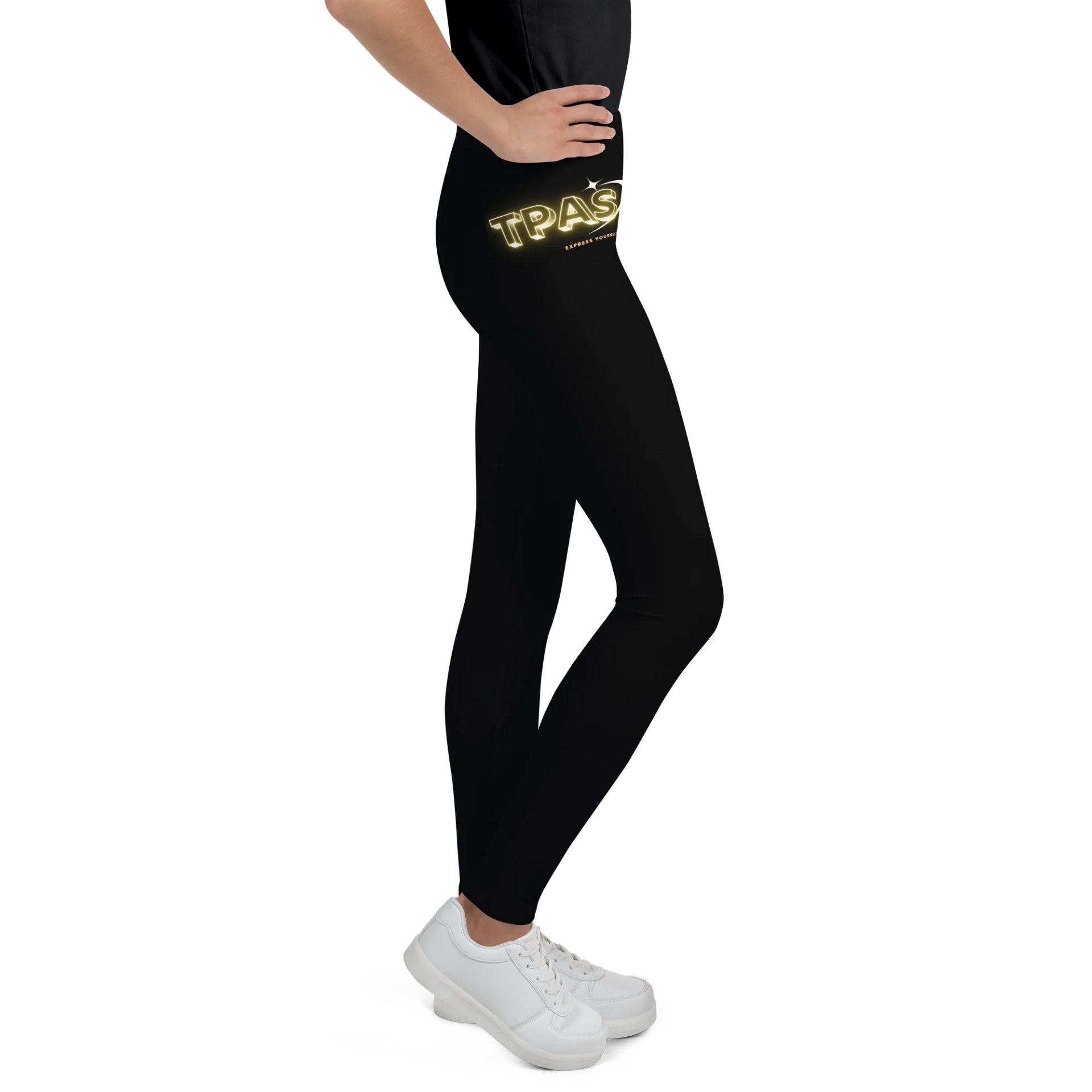 Midnight Glow Express Yourself Youth leggings (Yellow) product image (5)