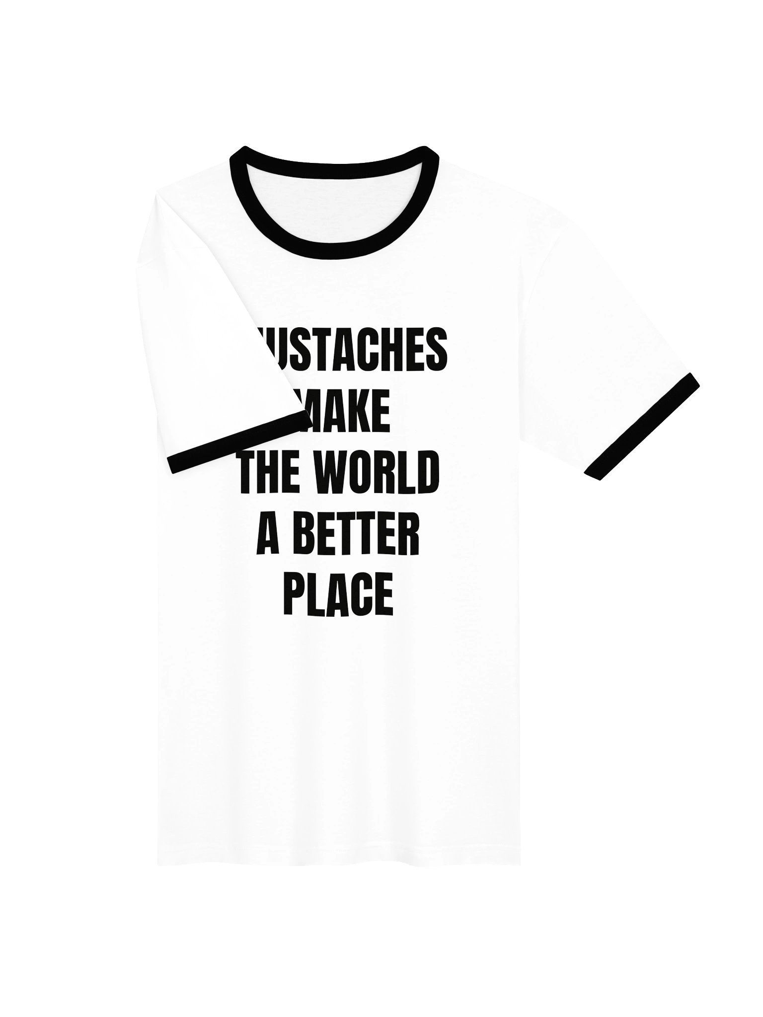 Mustaches Make The World A Better Place Ringer Tee product image (5)