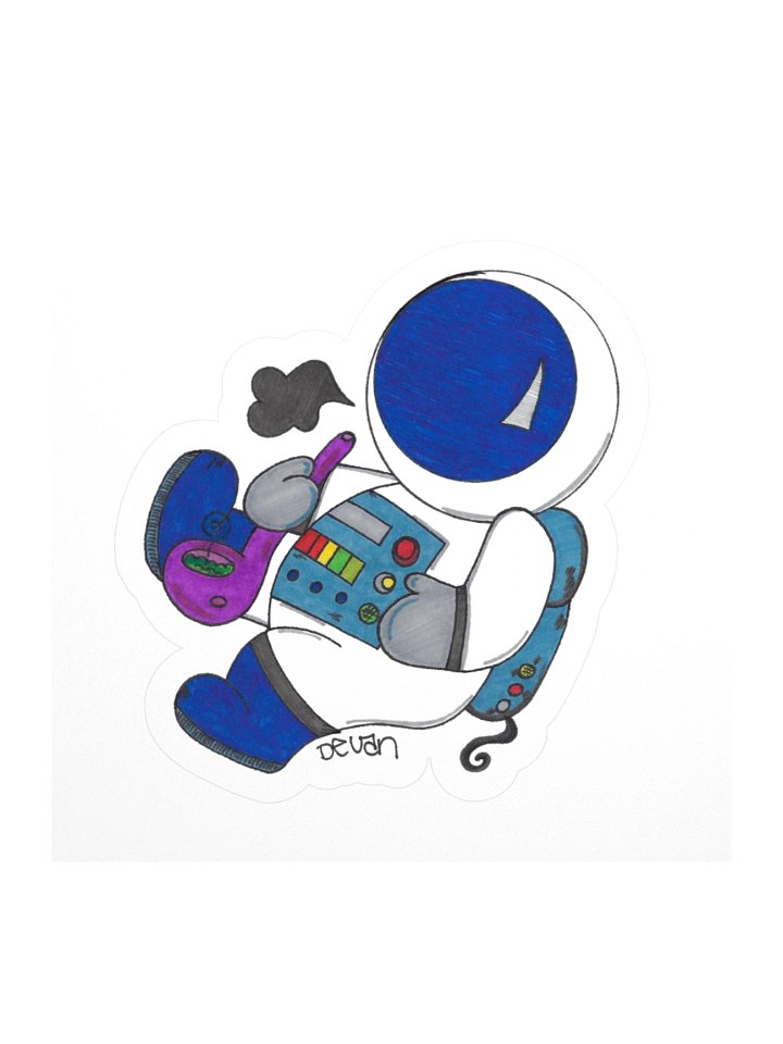 Stoner Astronaut Sticker product image (1)