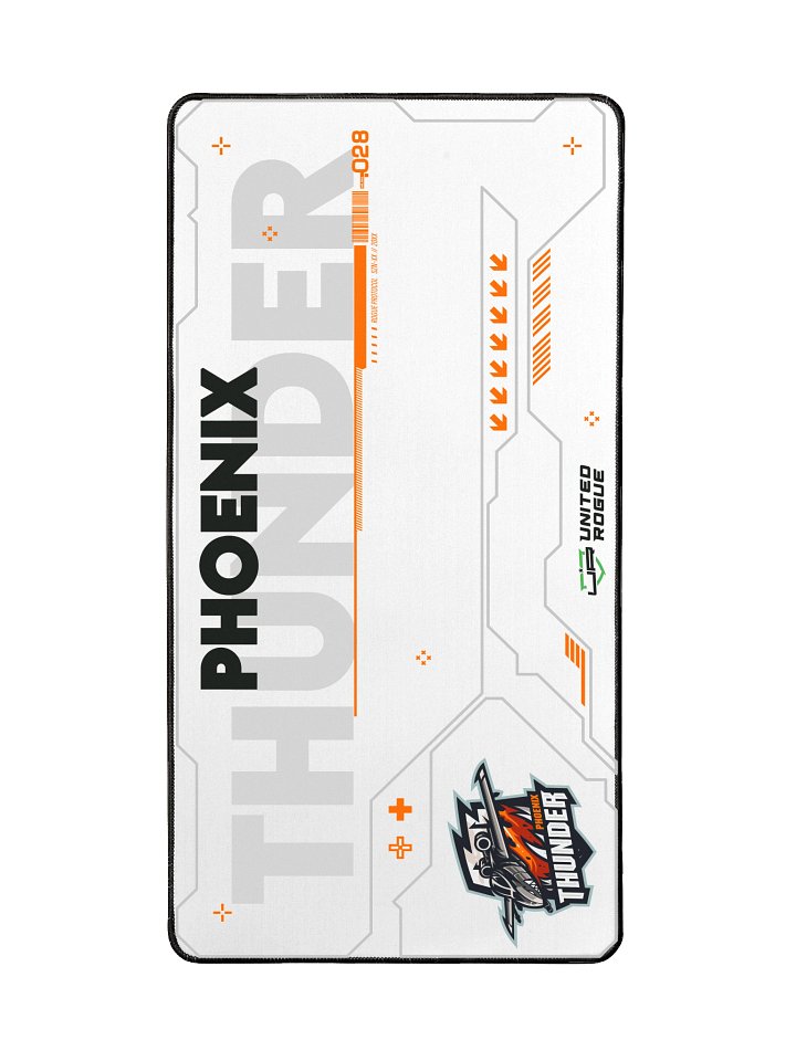Phoenix Thunder White Desk Mat product image (2)