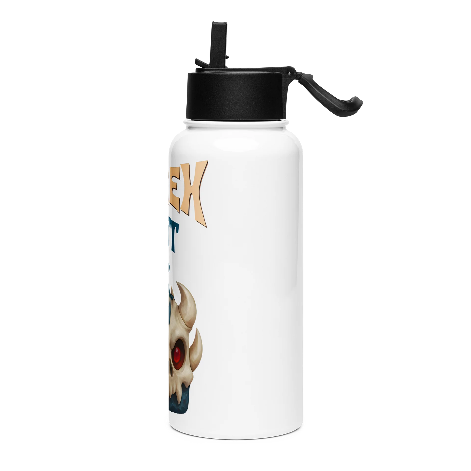 T-Rex Fruit Blox Fruits Gamer Stainless Steel Water Bottle With Straw Gift For Kids product image (3)