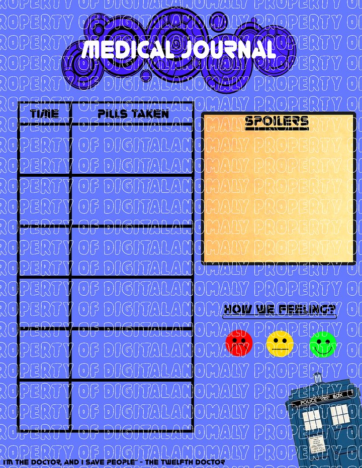 The Doctor Digital Medical Journal for PDF Apps (GoodNotes, Xodo, Adobe Acrobat, etc.) product image (1)