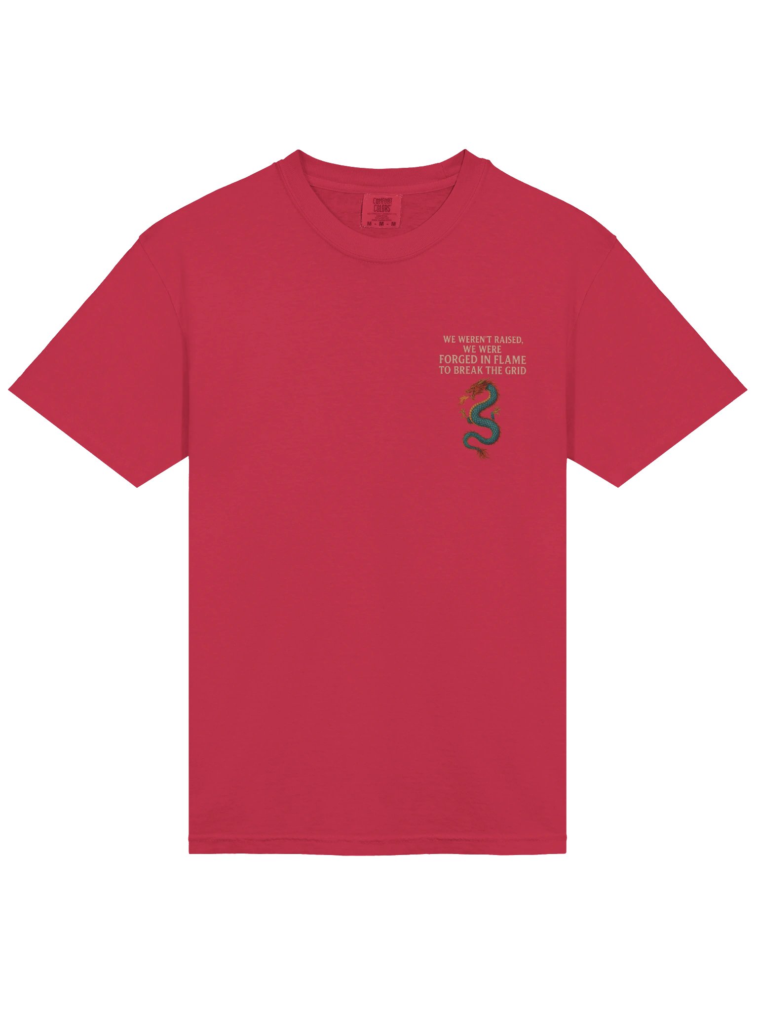 🐉 Double-Sided Dragon – Flame Carrier Tee Front-facing power. Backward flame. All memory. product image (104)