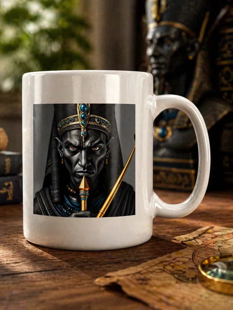 Heru: Avenging Eye of the Sun Mug – Perfect Gift for Egyptian Mythology Fans product image (1)